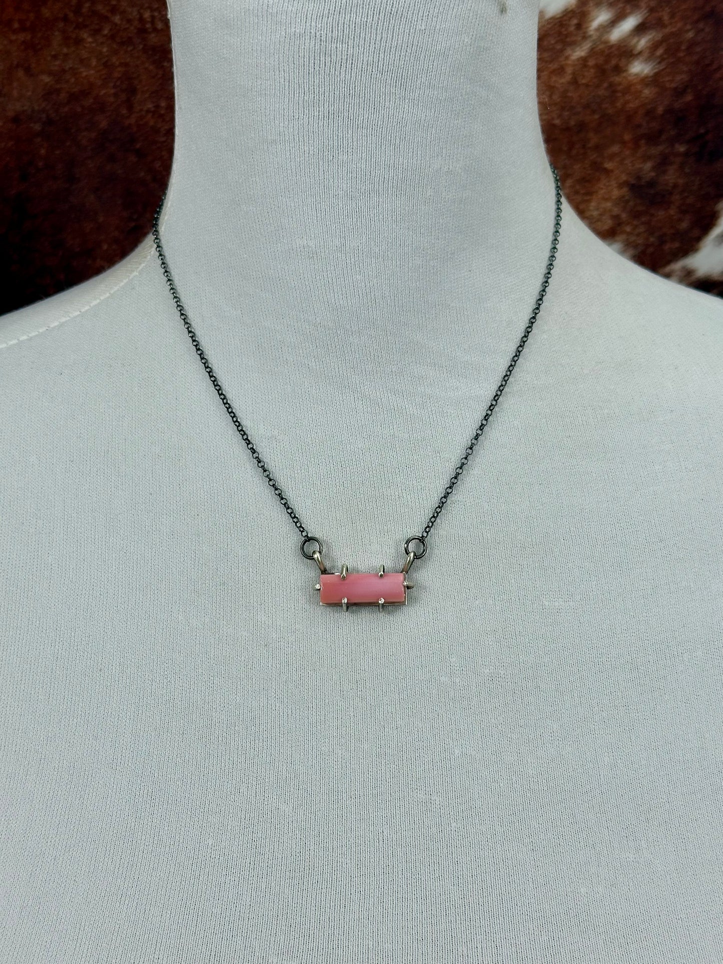 Pink Conch Sterling Silver Waterproof Bar