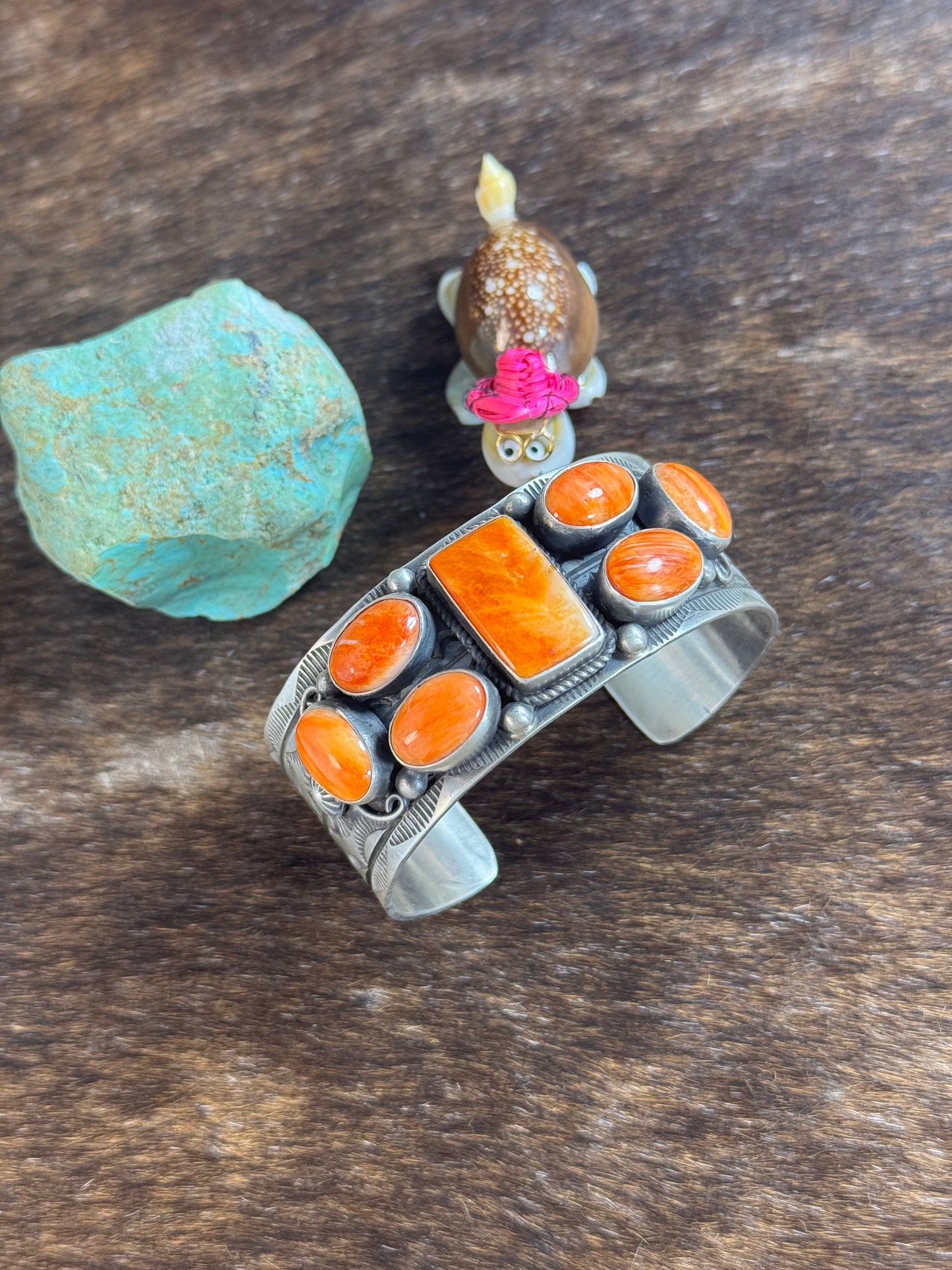 Orange Spiny Cuff