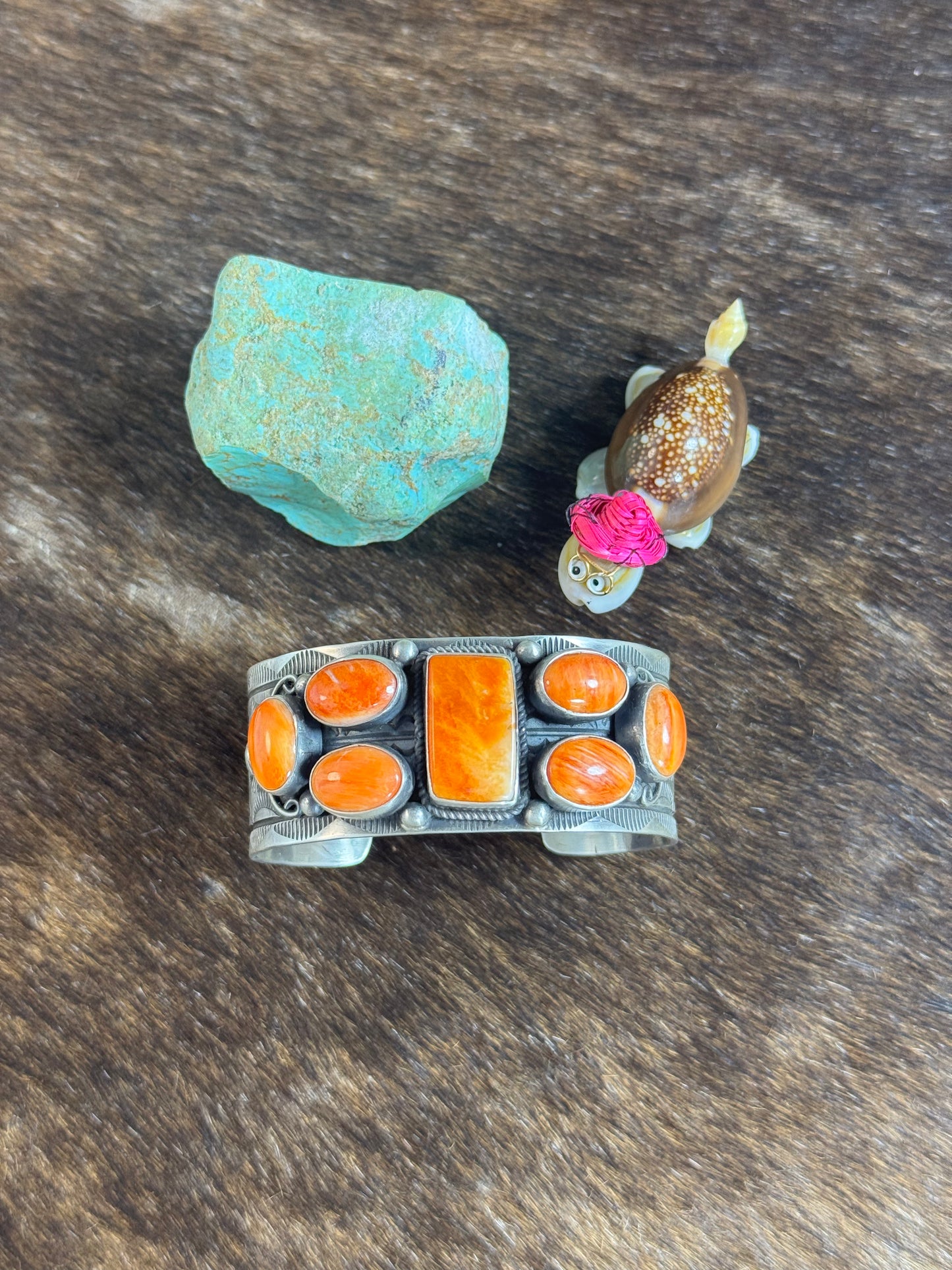 Orange Spiny Cuff