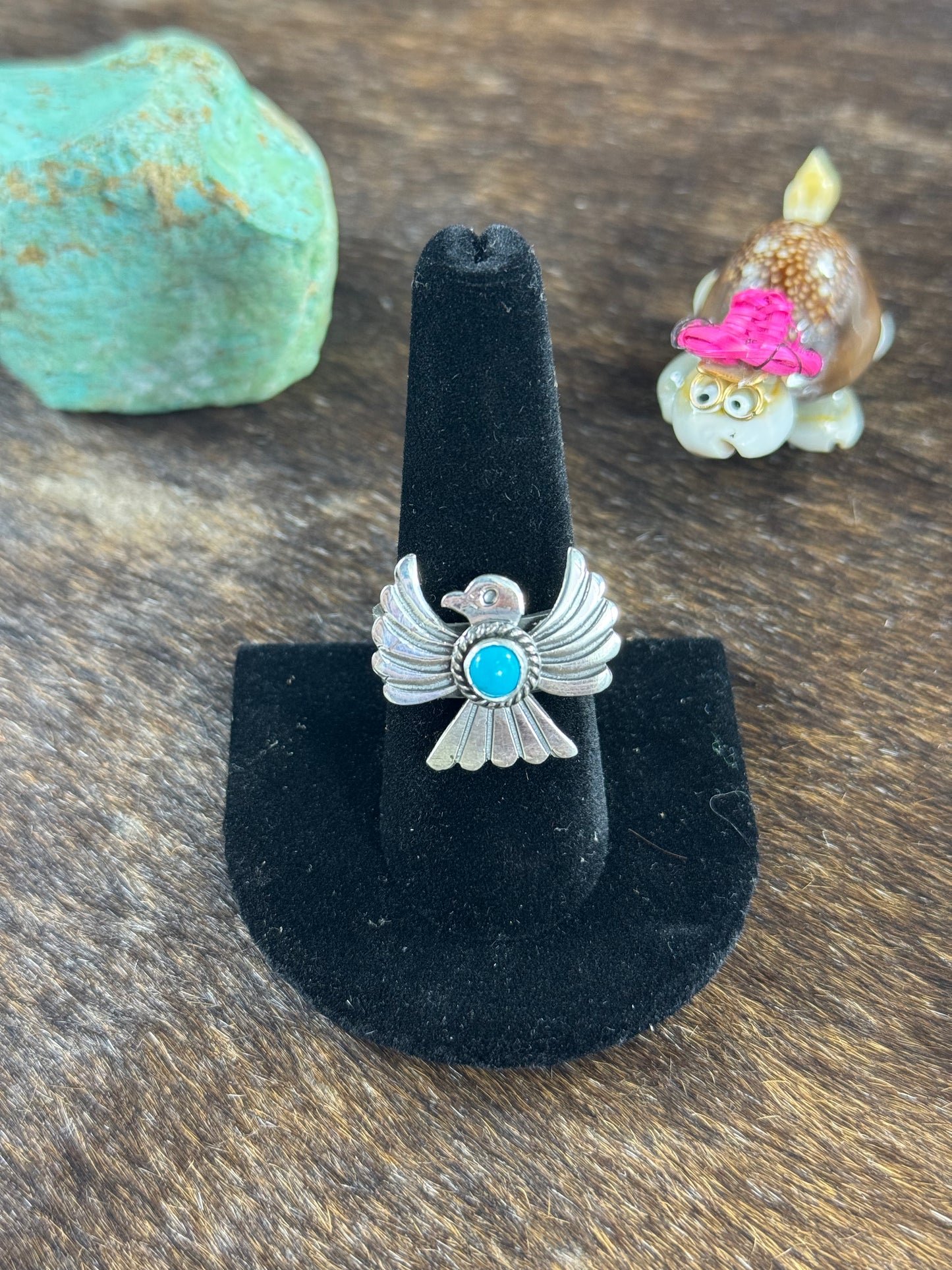 DELAYNE REEVES Kingman Thunderbird Ring (Size 10)