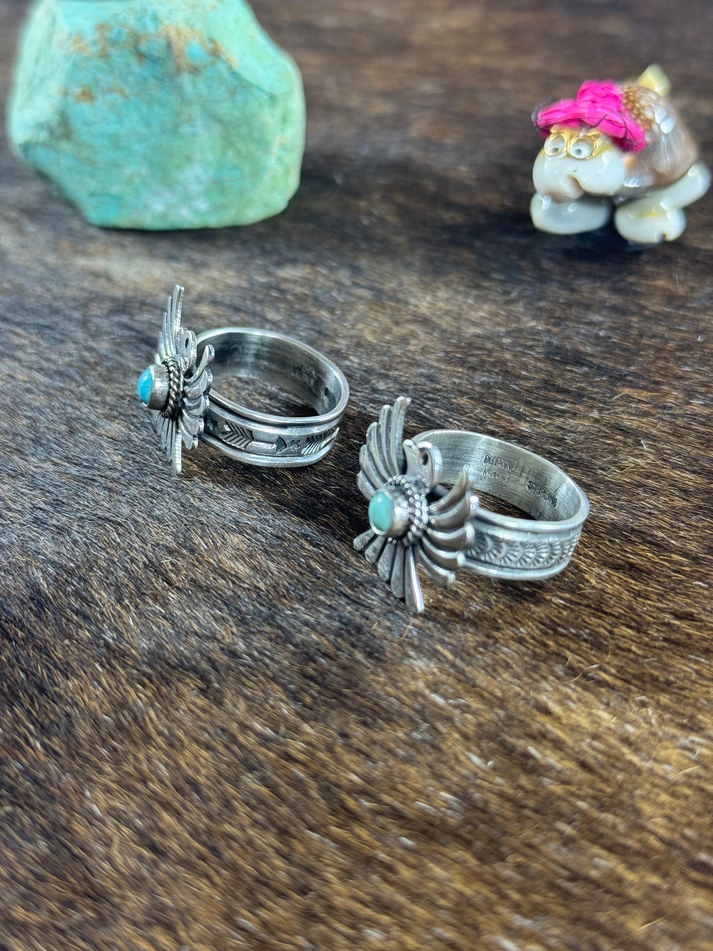 DELAYNE REEVES Kingman Thunderbird Ring (Size 10)