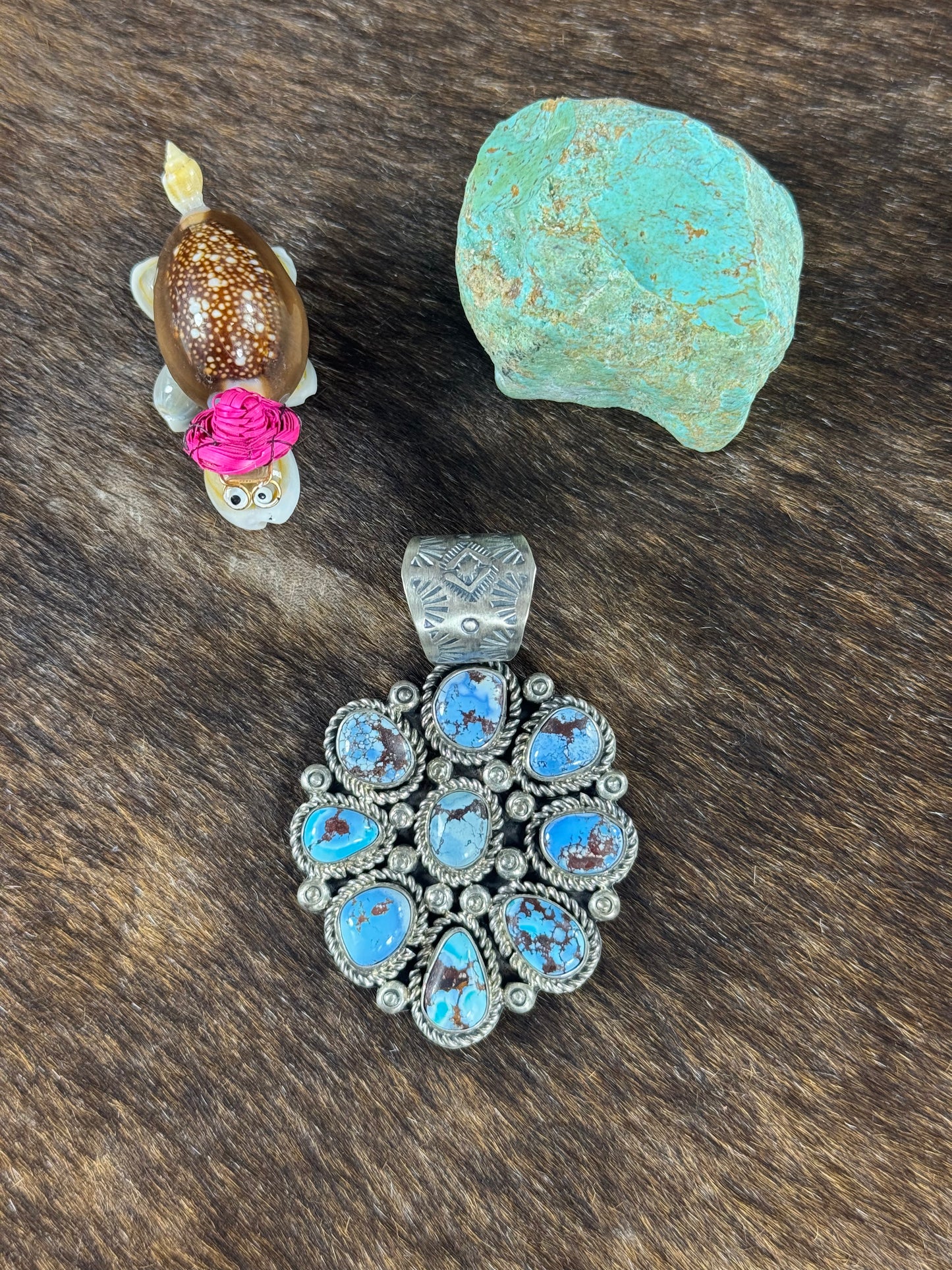 Golden Hill Cluster Pendant