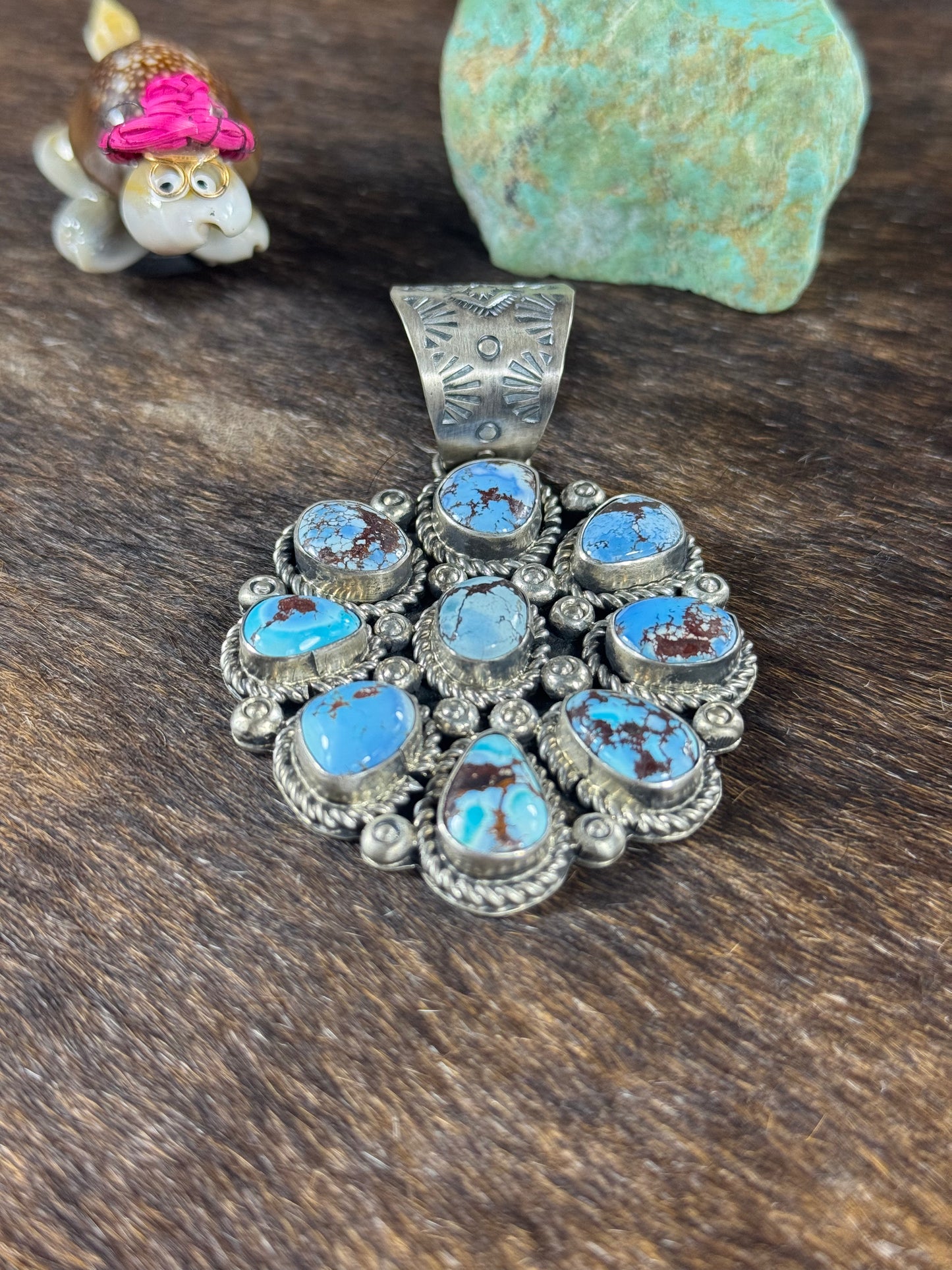 Golden Hill Cluster Pendant