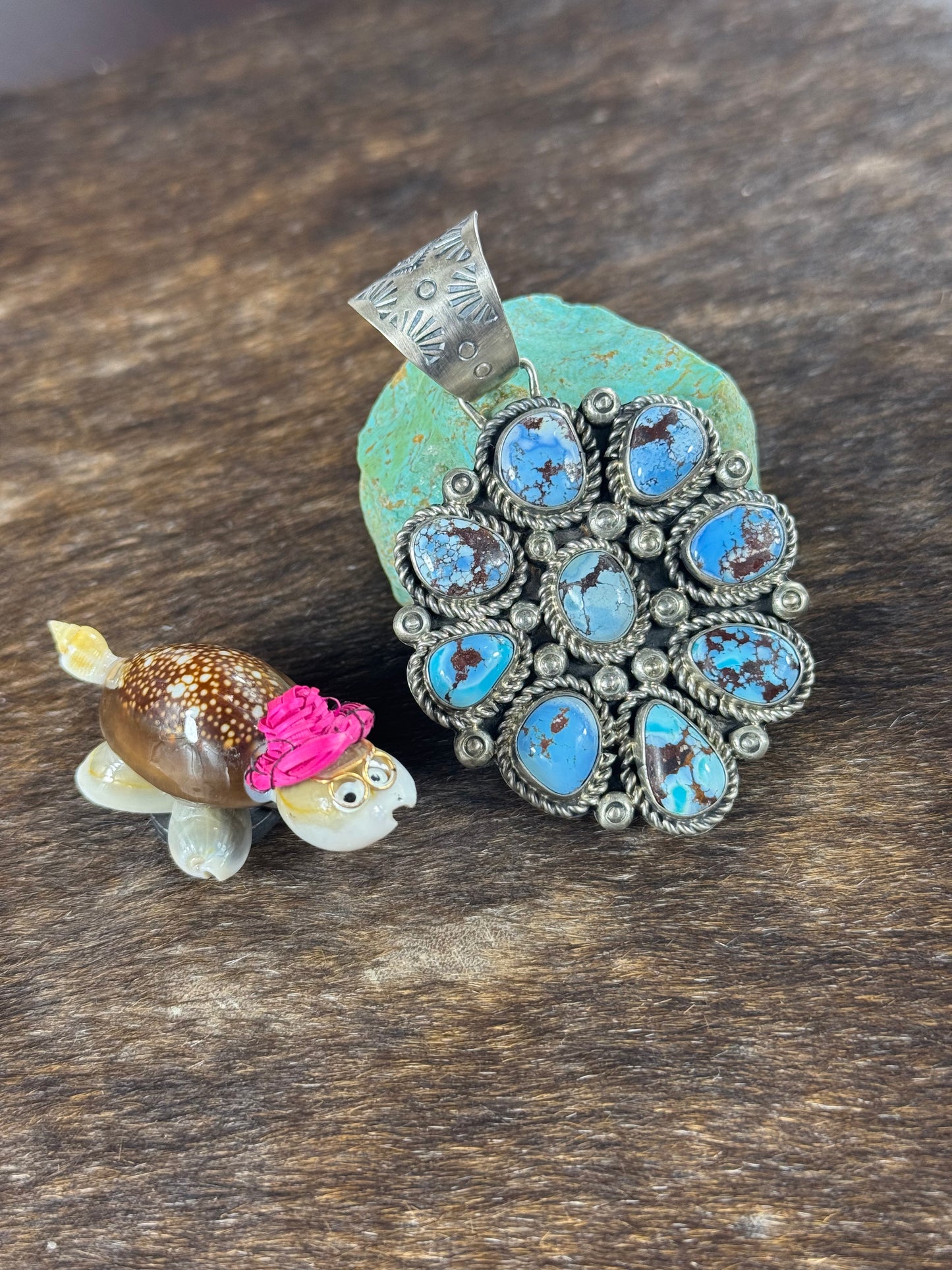 Golden Hill Cluster Pendant