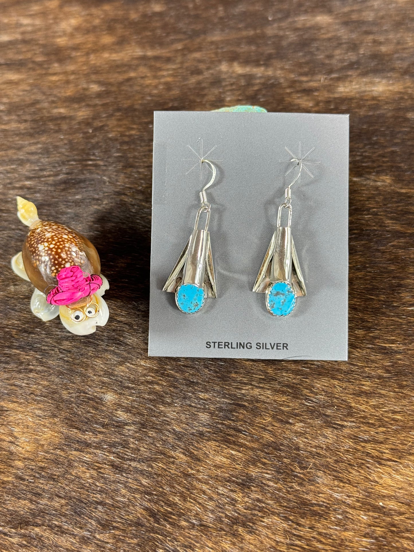 Sleeping Beauty Cone Earring