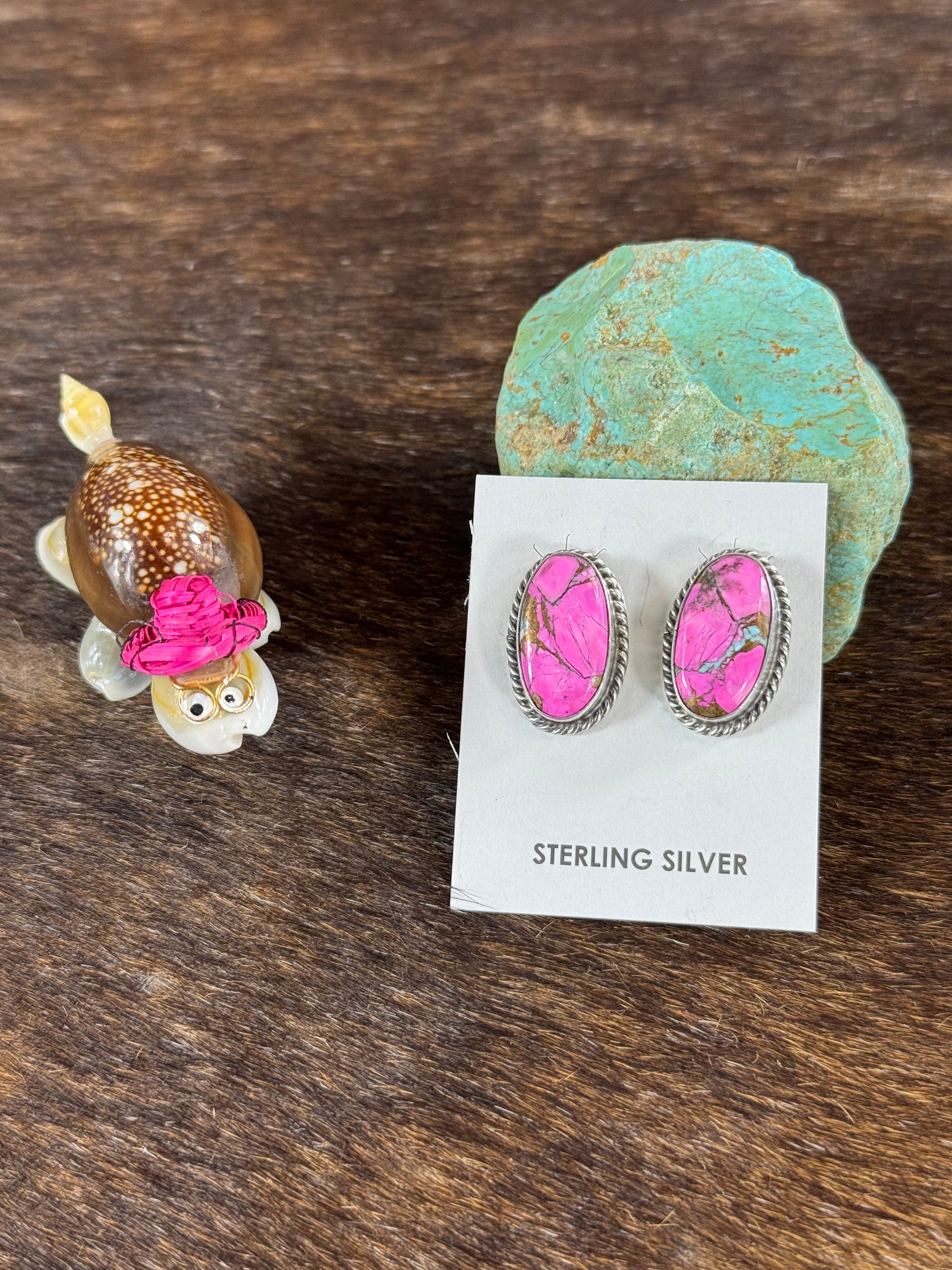 Cotton Candy Stud Earring