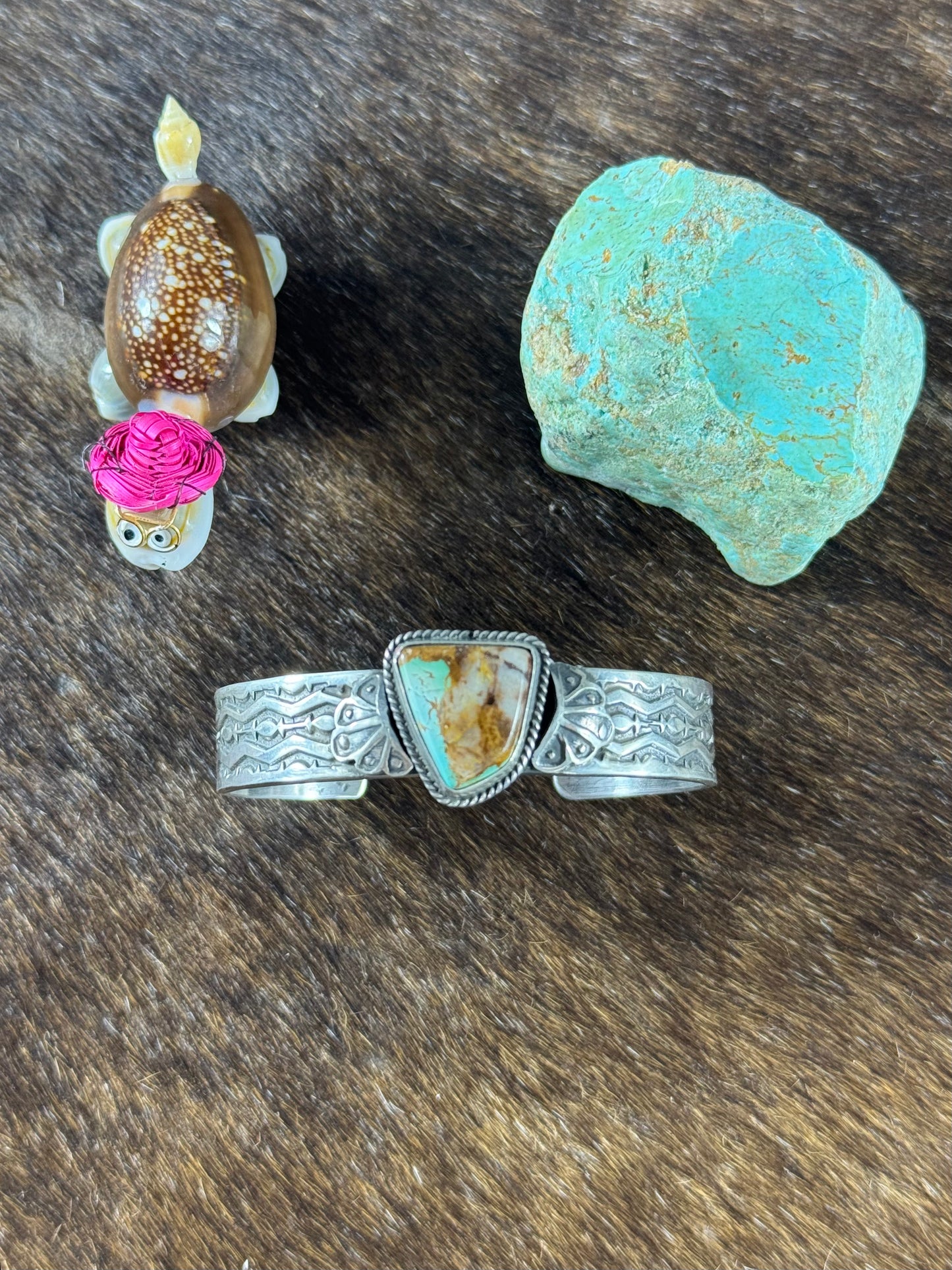 Kingman Turquoise freeform Cuff
