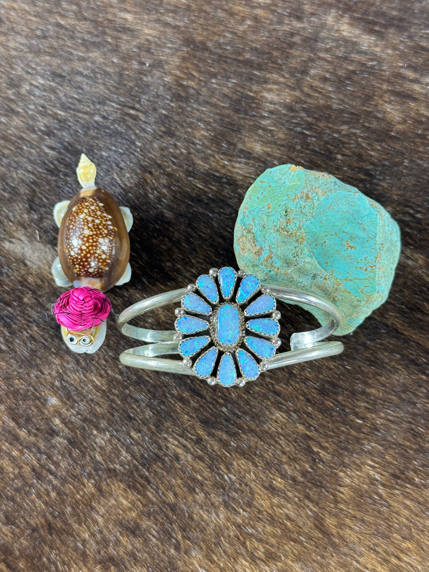Opal Cluster Bracelet