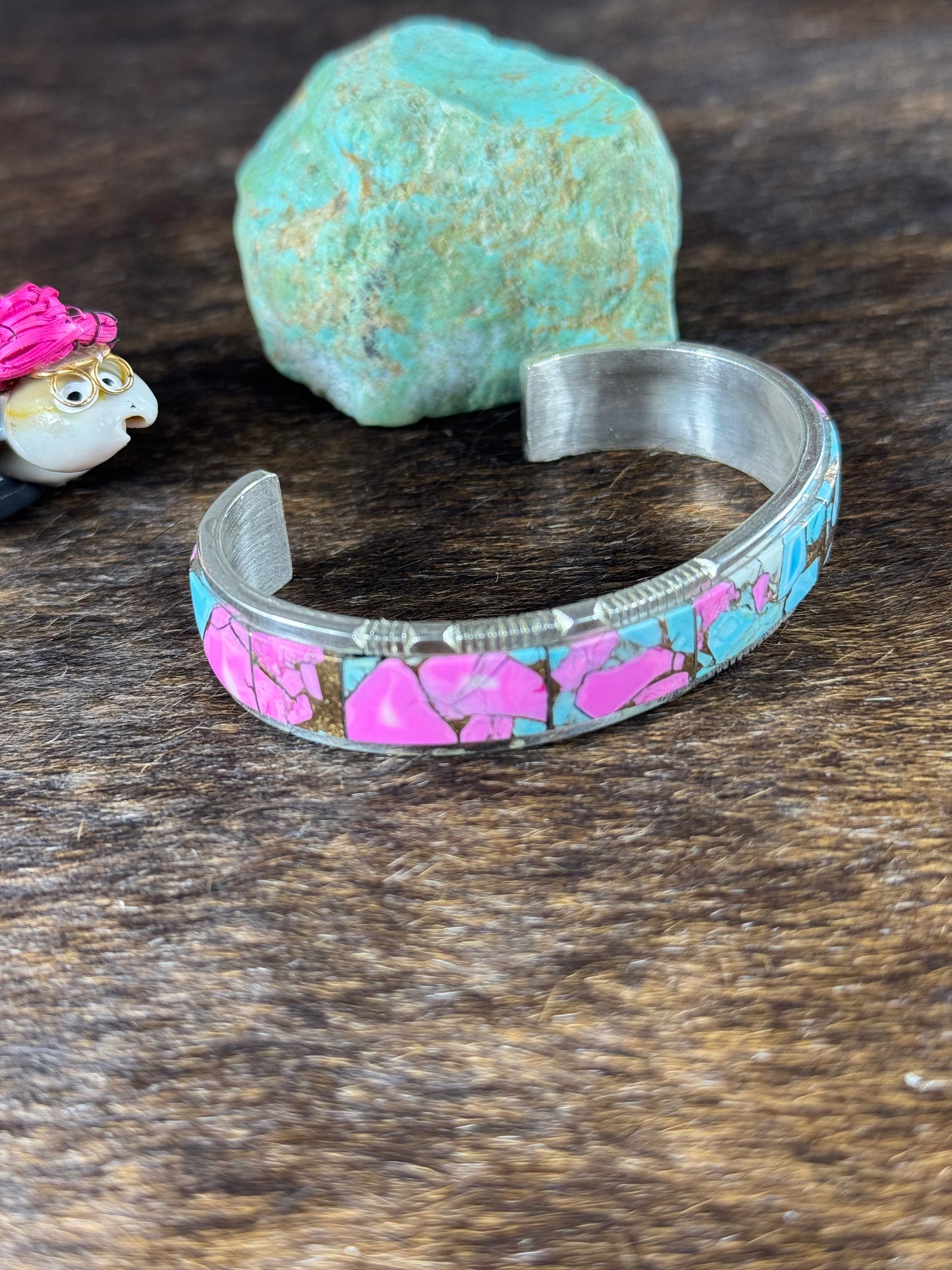 Cotton Candy Inlay Bracelet