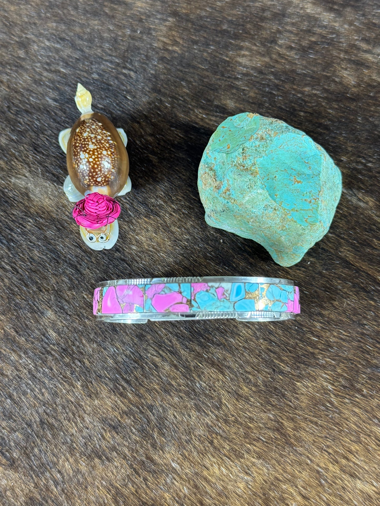 Cotton Candy Inlay Bracelet