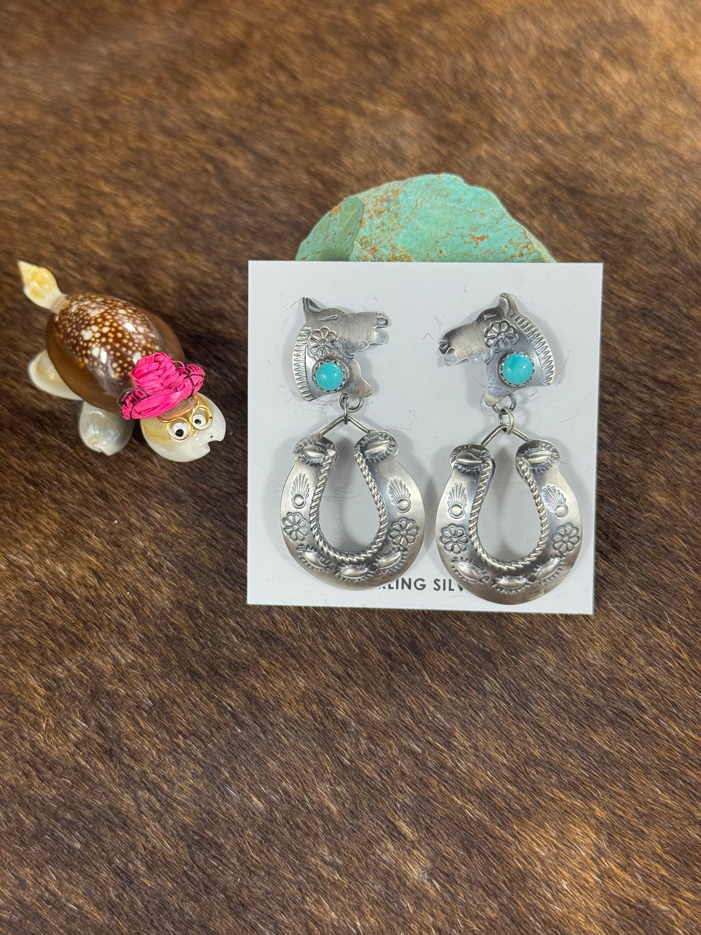 Kingman Horse Earring