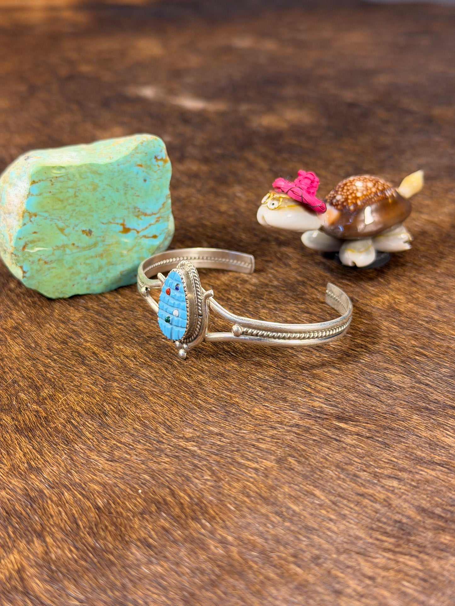 Zuni Turquoise Corn bracelet