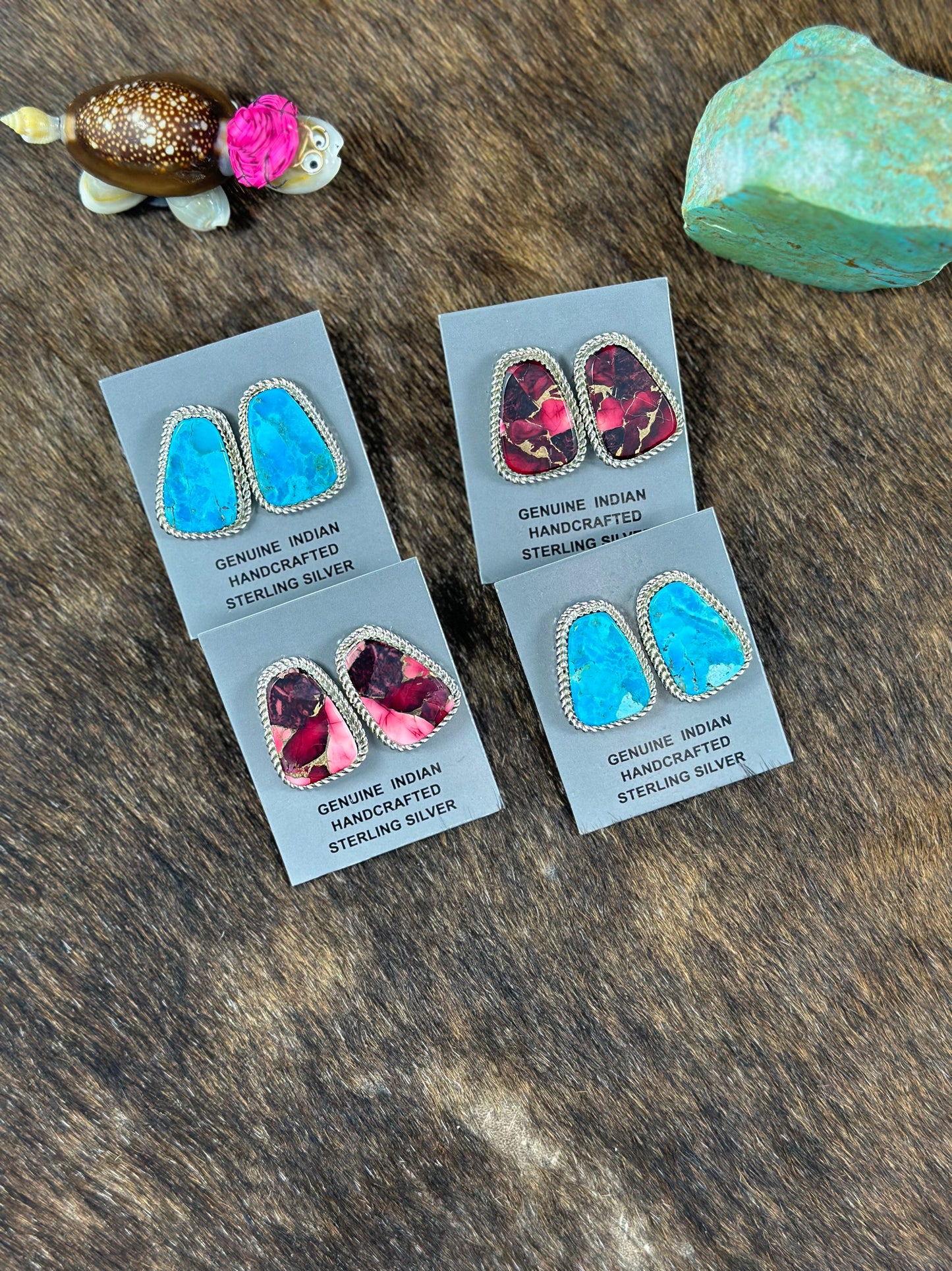 Matte Style Post Earrings