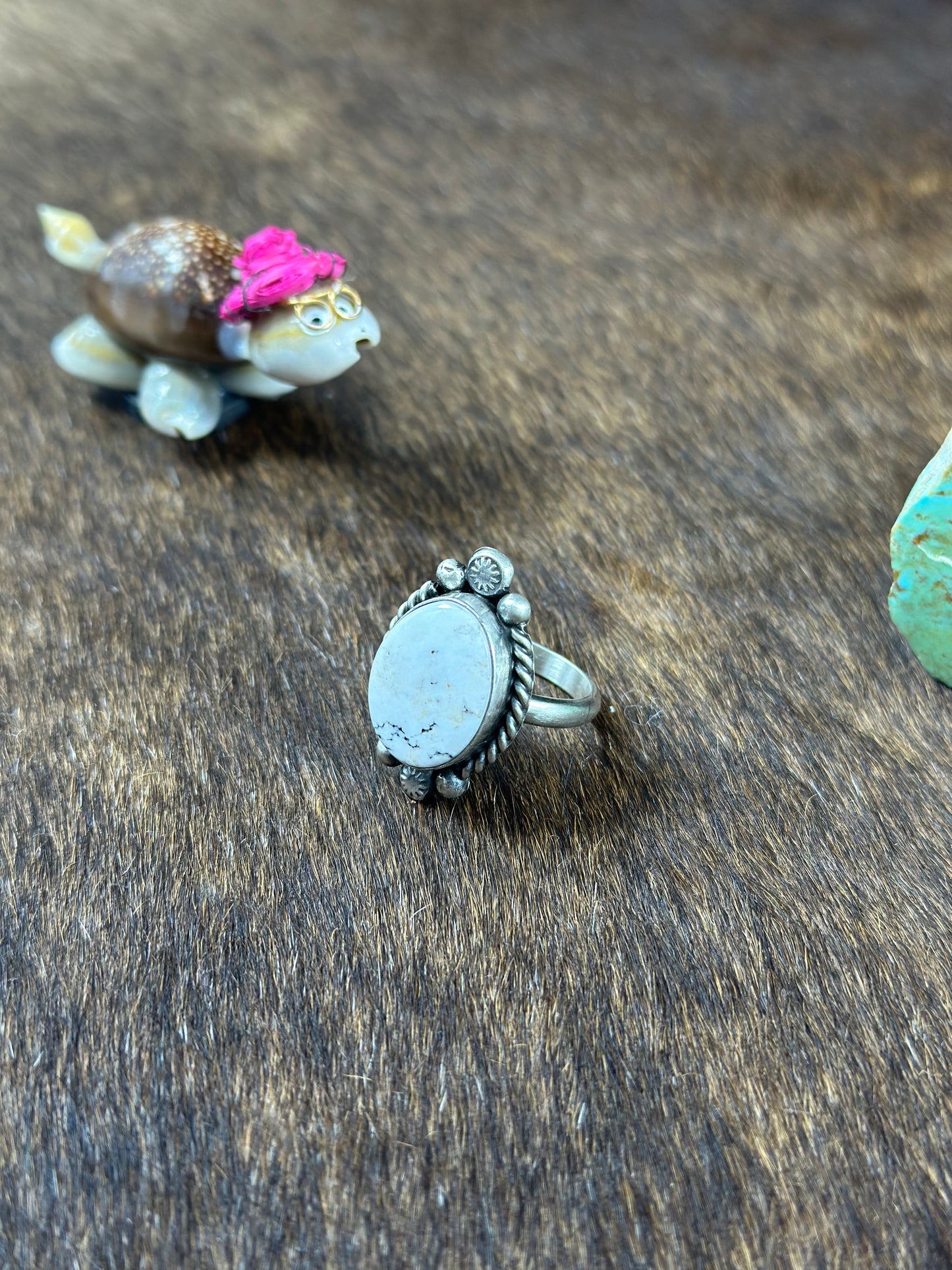 White Buffalo Ring