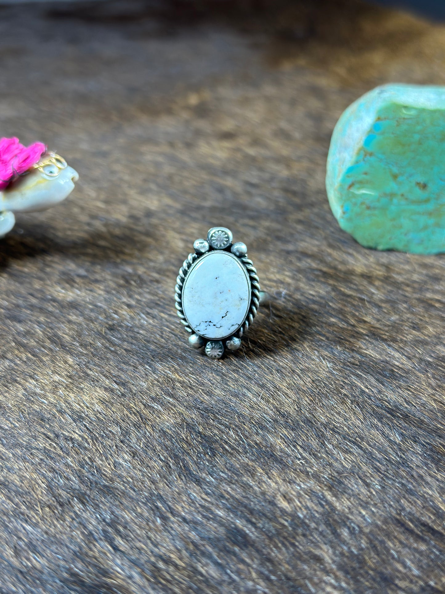 White Buffalo Ring