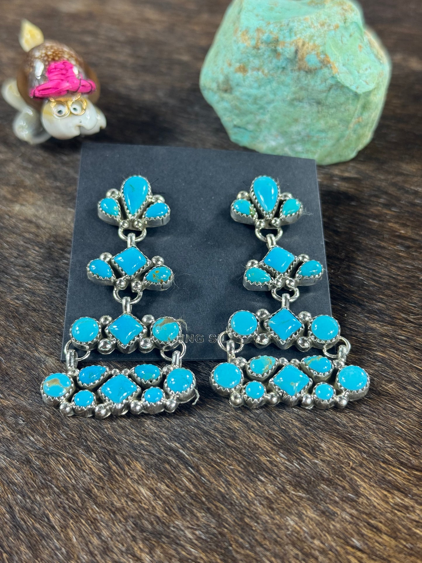 Kingman 3 Layer Earring