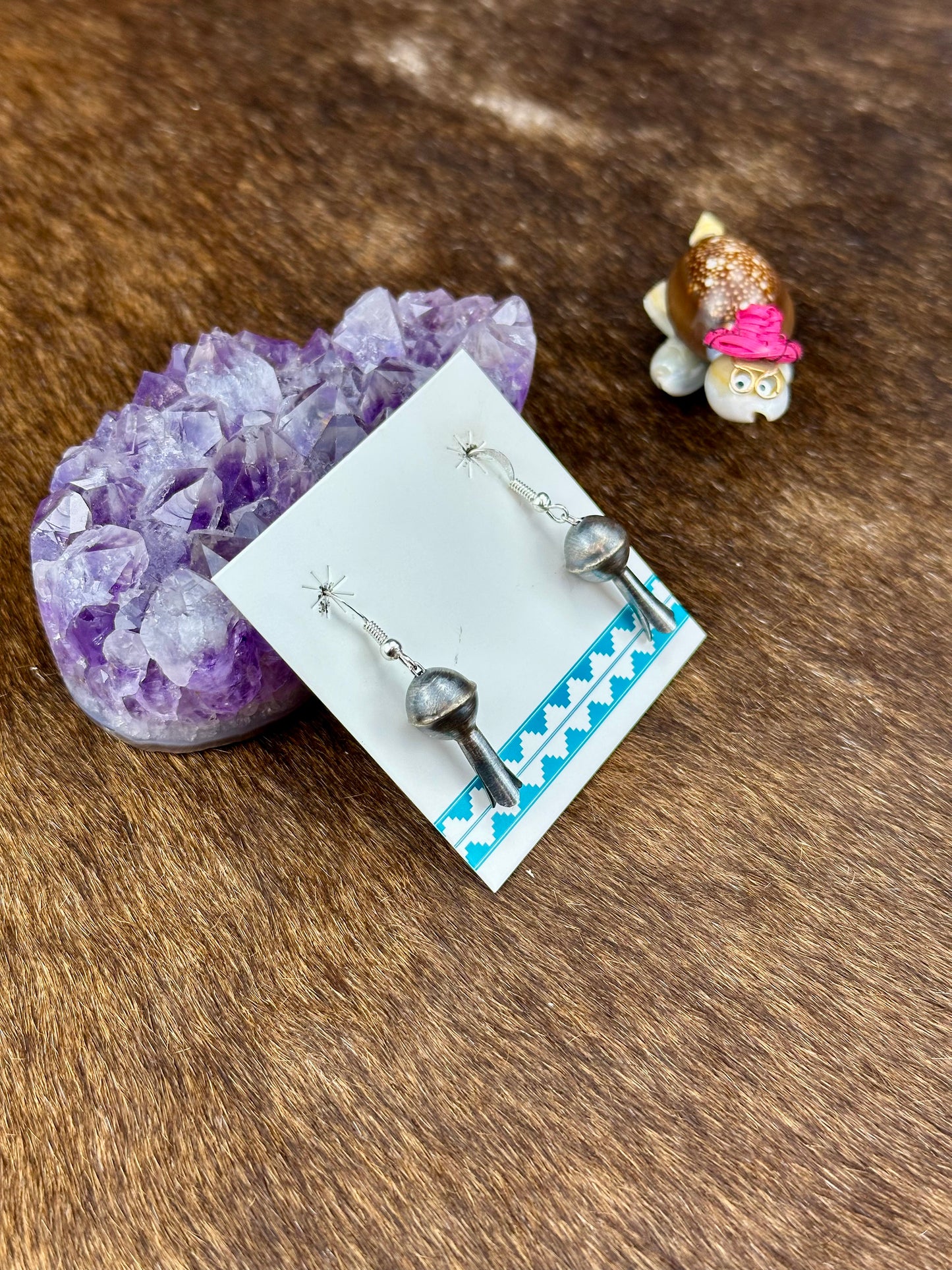 Sterling Silver Blossom Dangle Earrings