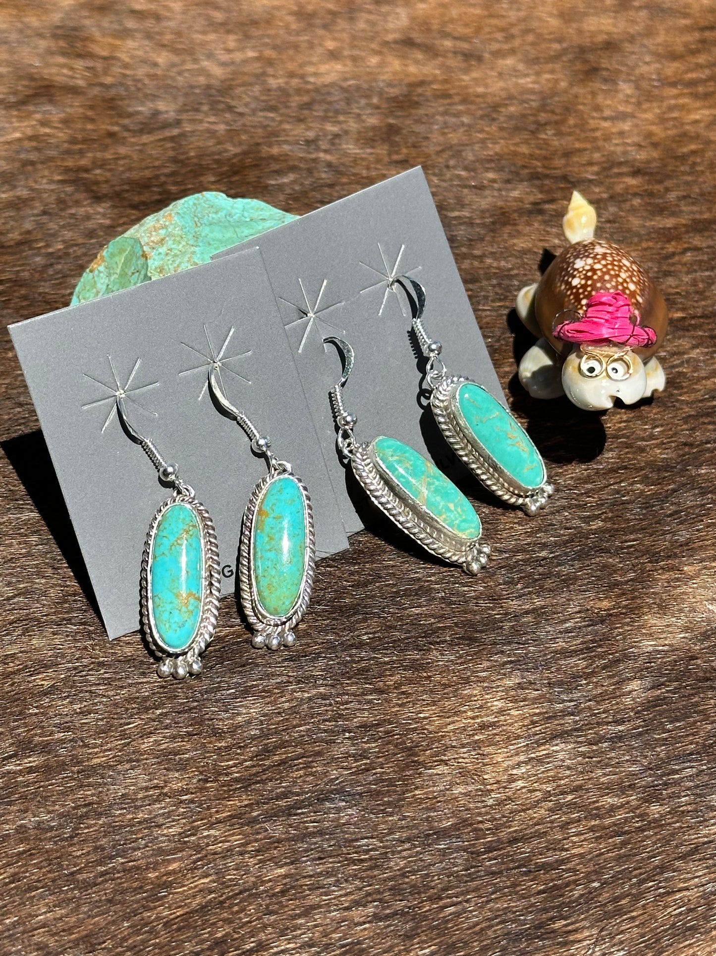 Kingman Oval Dangle Earring