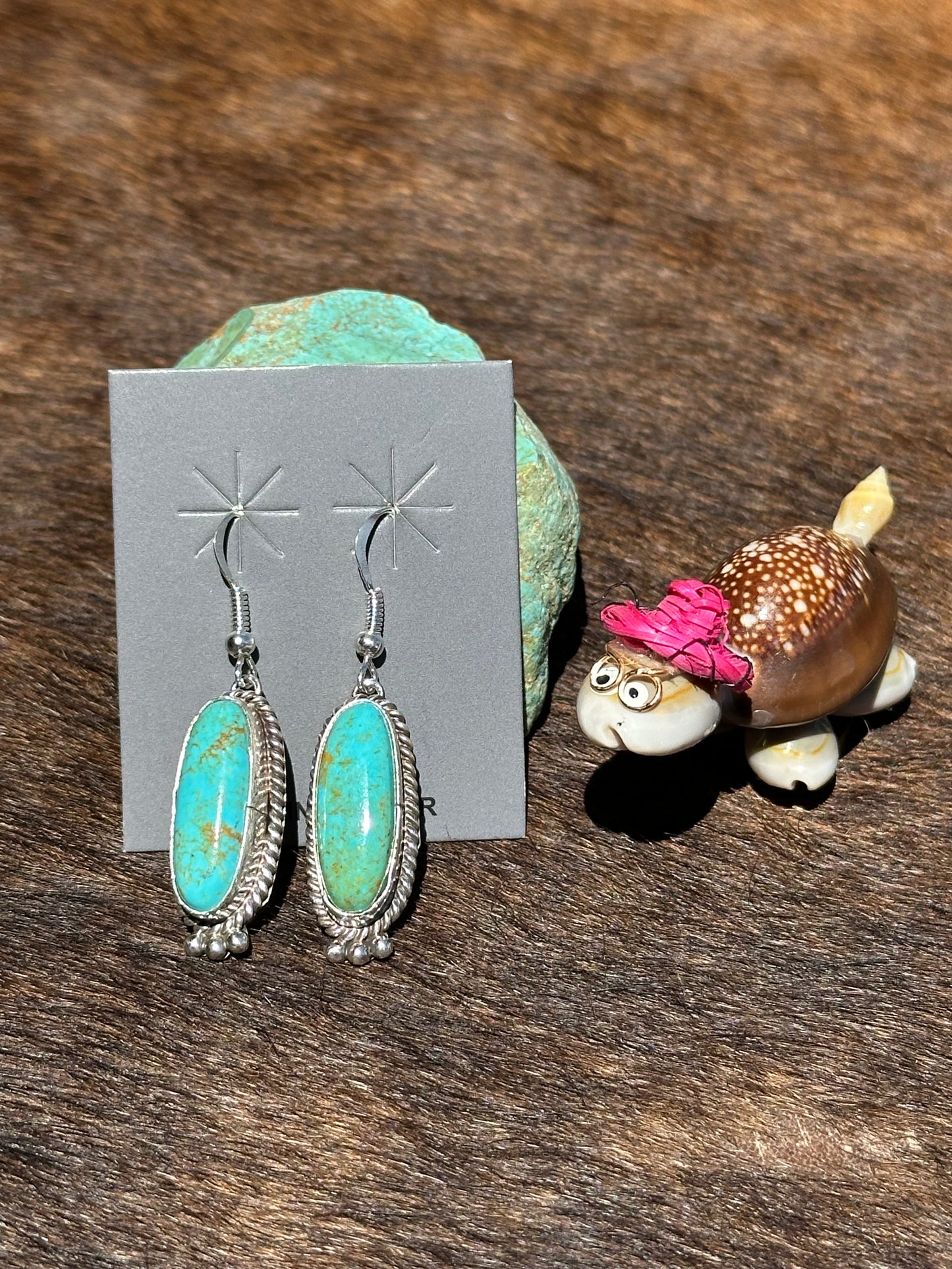 Kingman Oval Dangle Earring