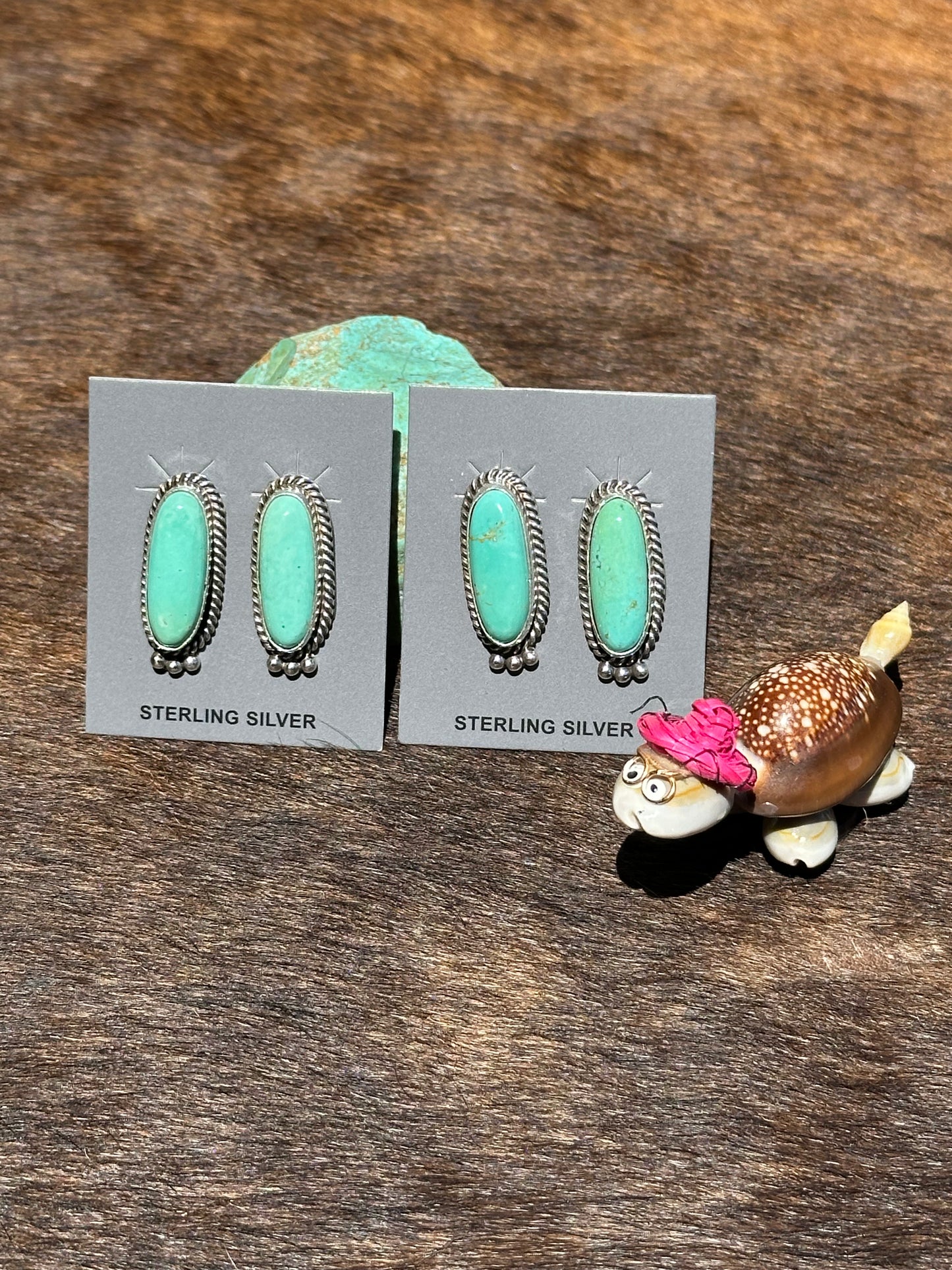 Kingman Oval Post Earring