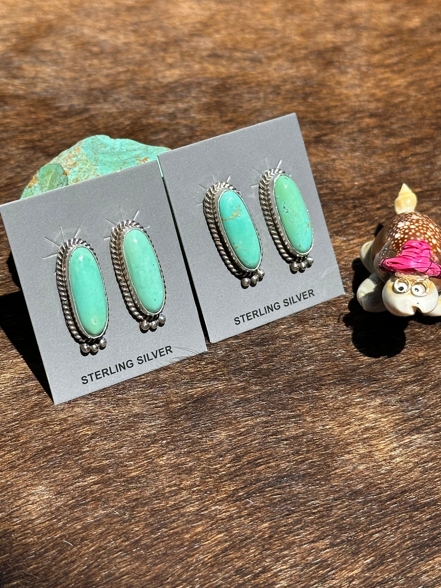 Kingman Oval Post Earring