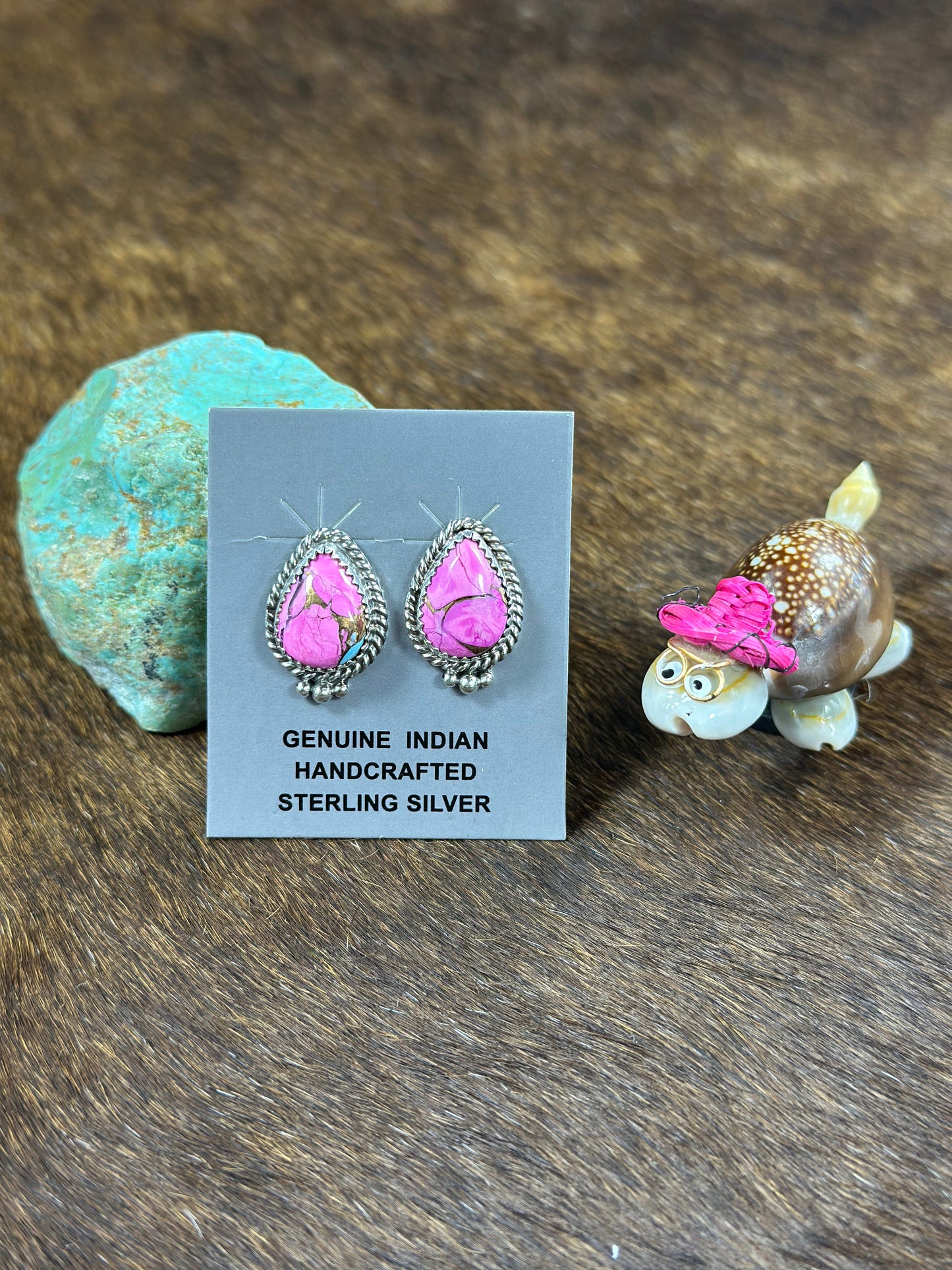 Teardrop Cotton Candy Earring