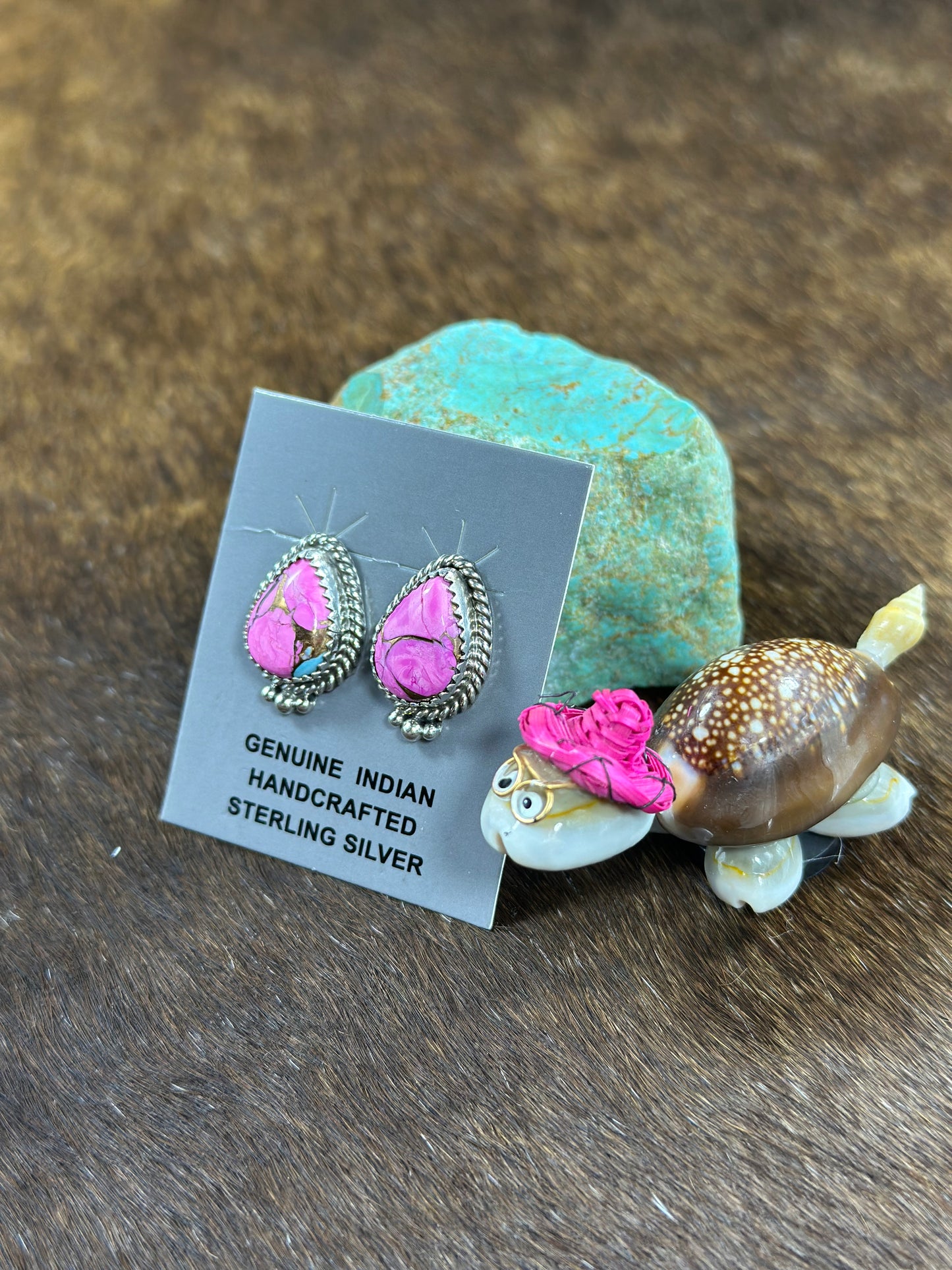 Teardrop Cotton Candy Earring