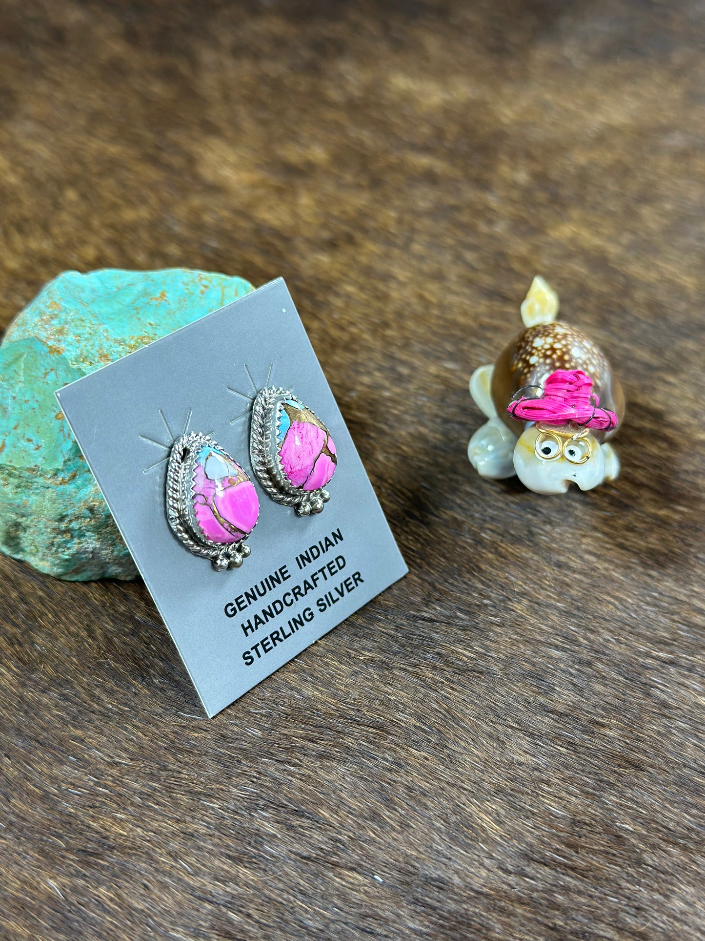 Teardrop Cotton Candy Earring