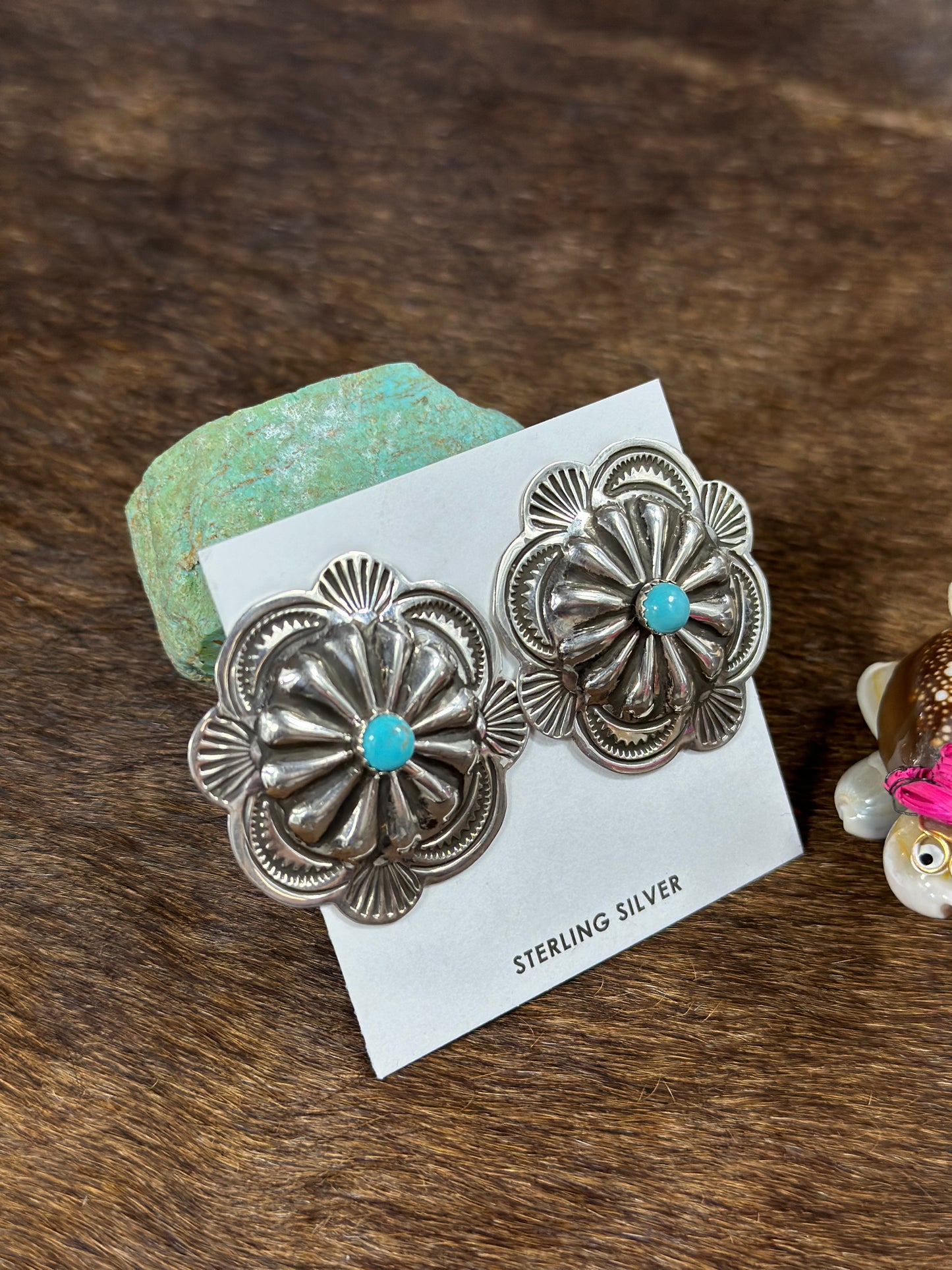 Kingman Concho Earring