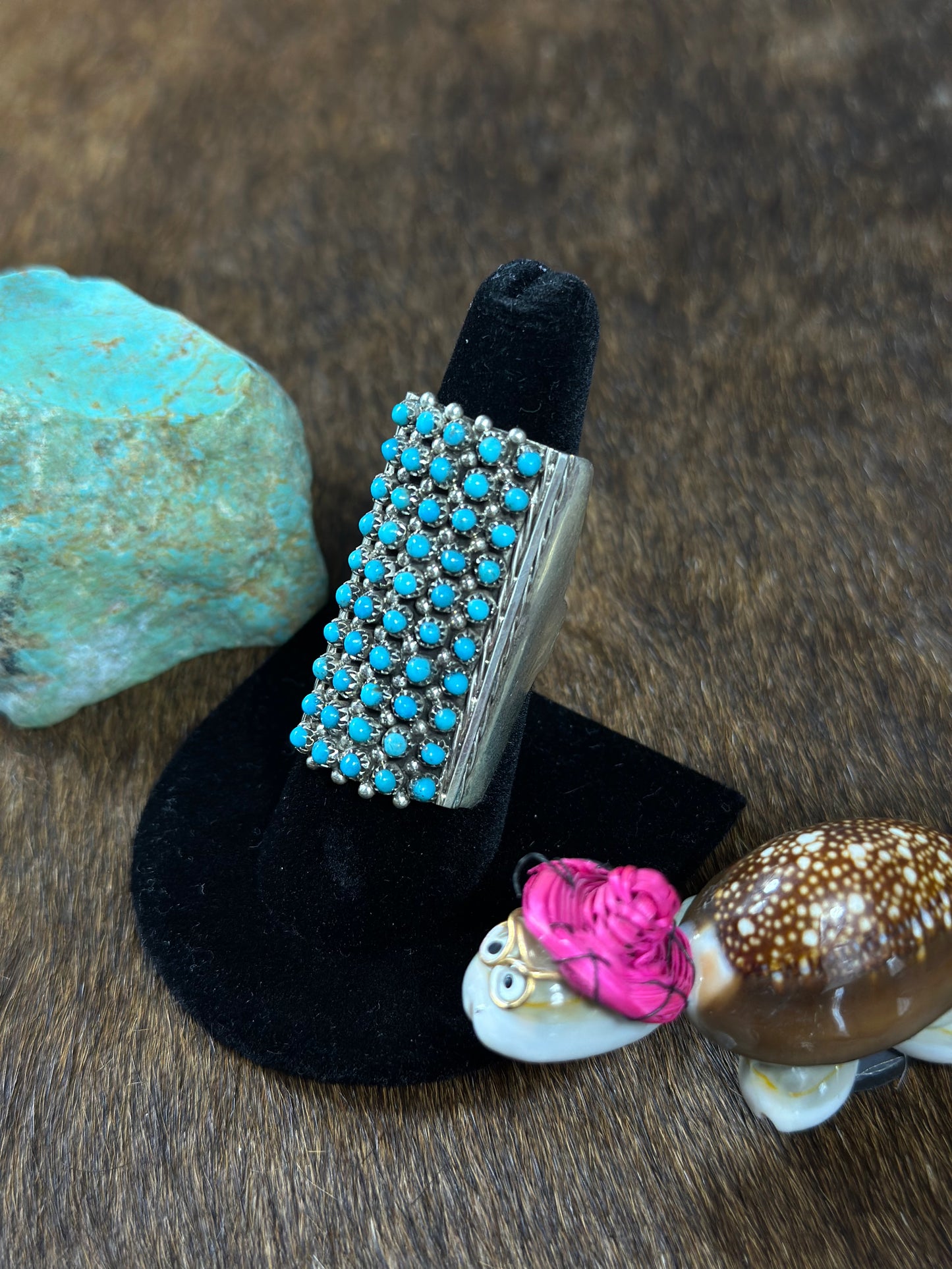 Kingman Snake Eyes Ring