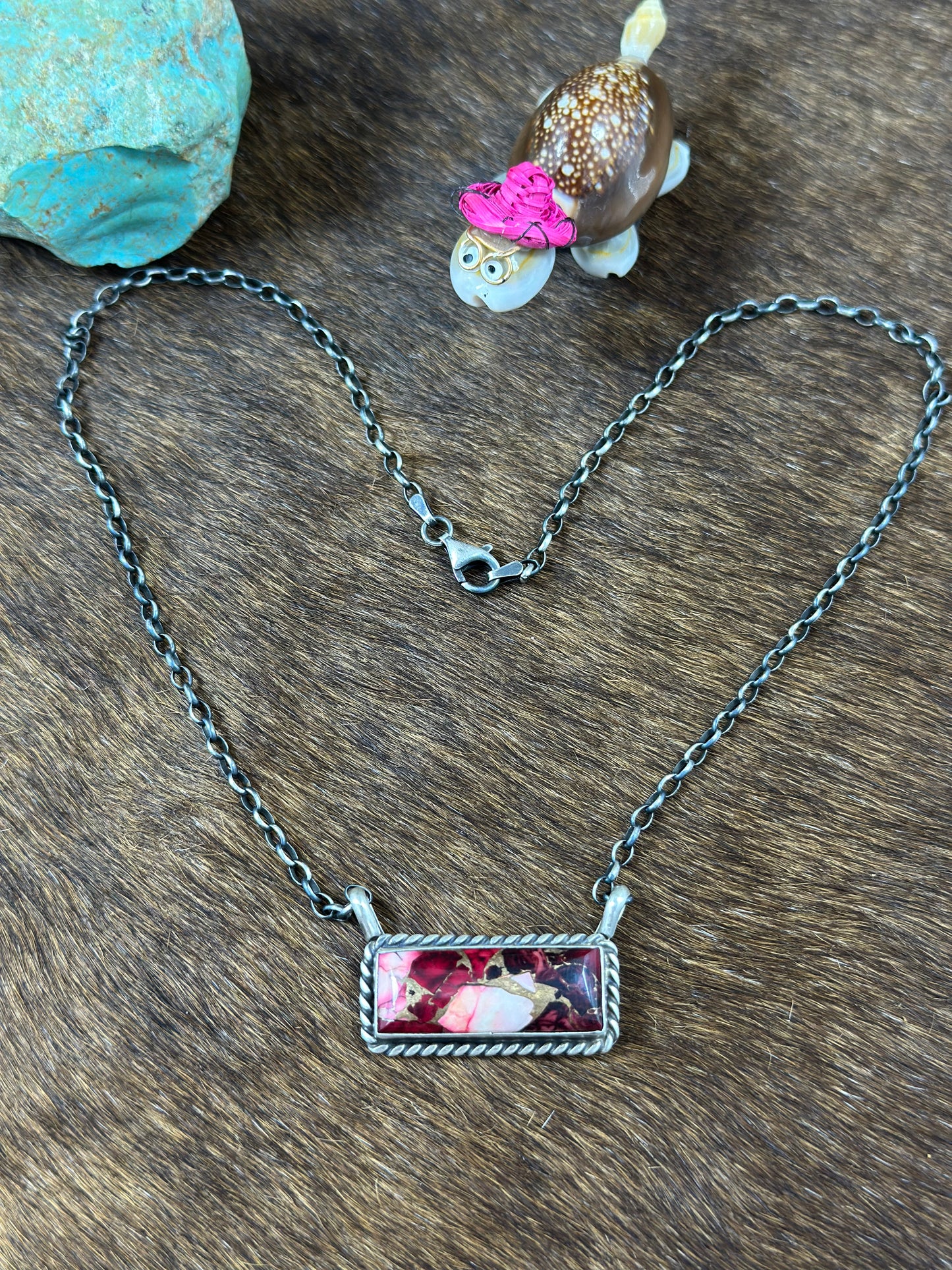Dalia Rose Bar Necklace