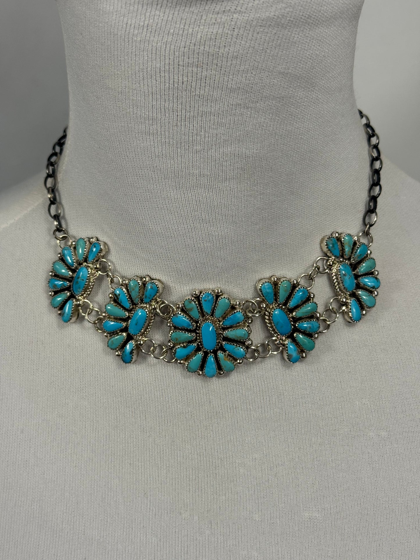 Kingman Cluster Choker Necklace