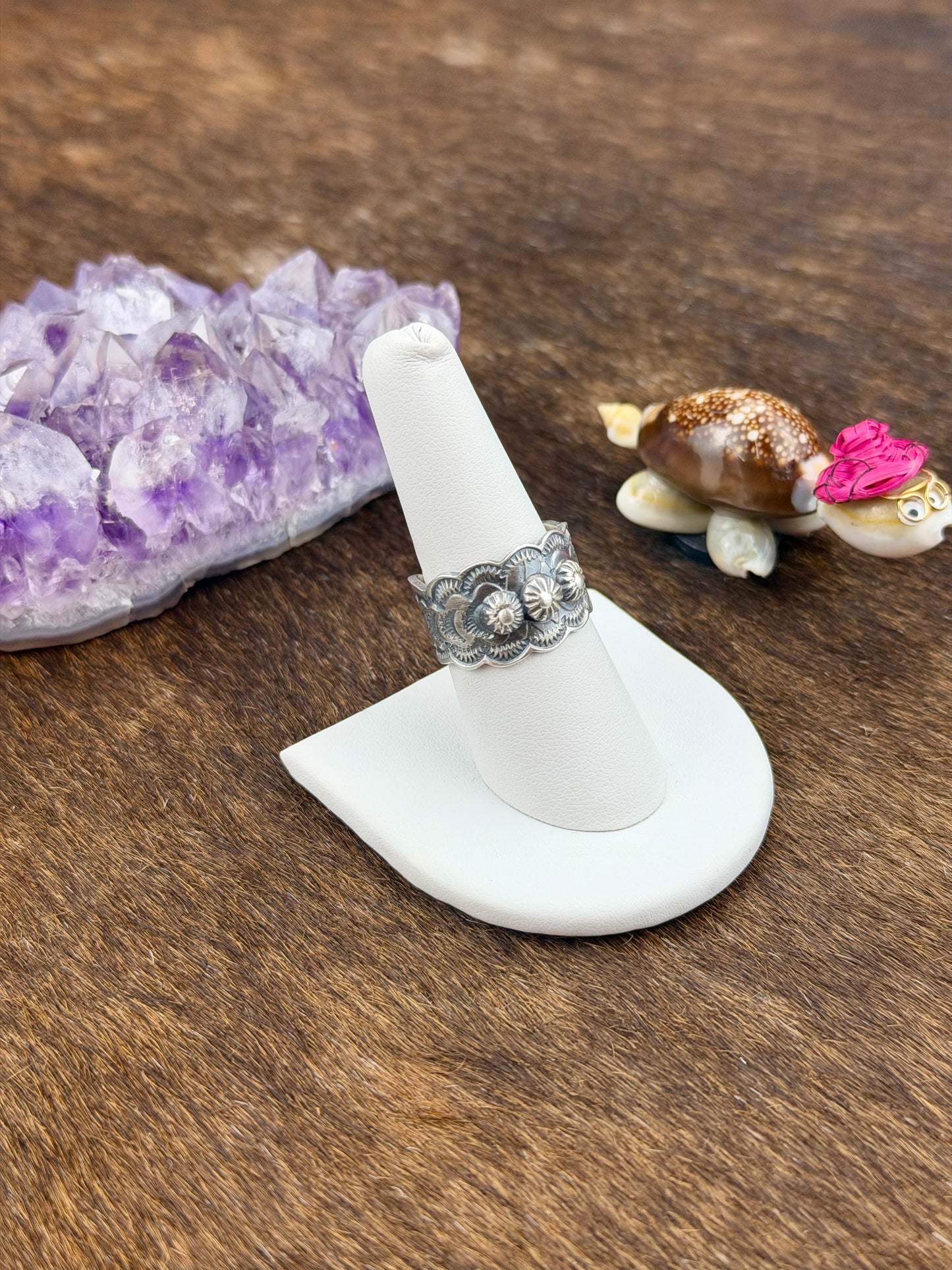 Sterling Silver Stamped Ring