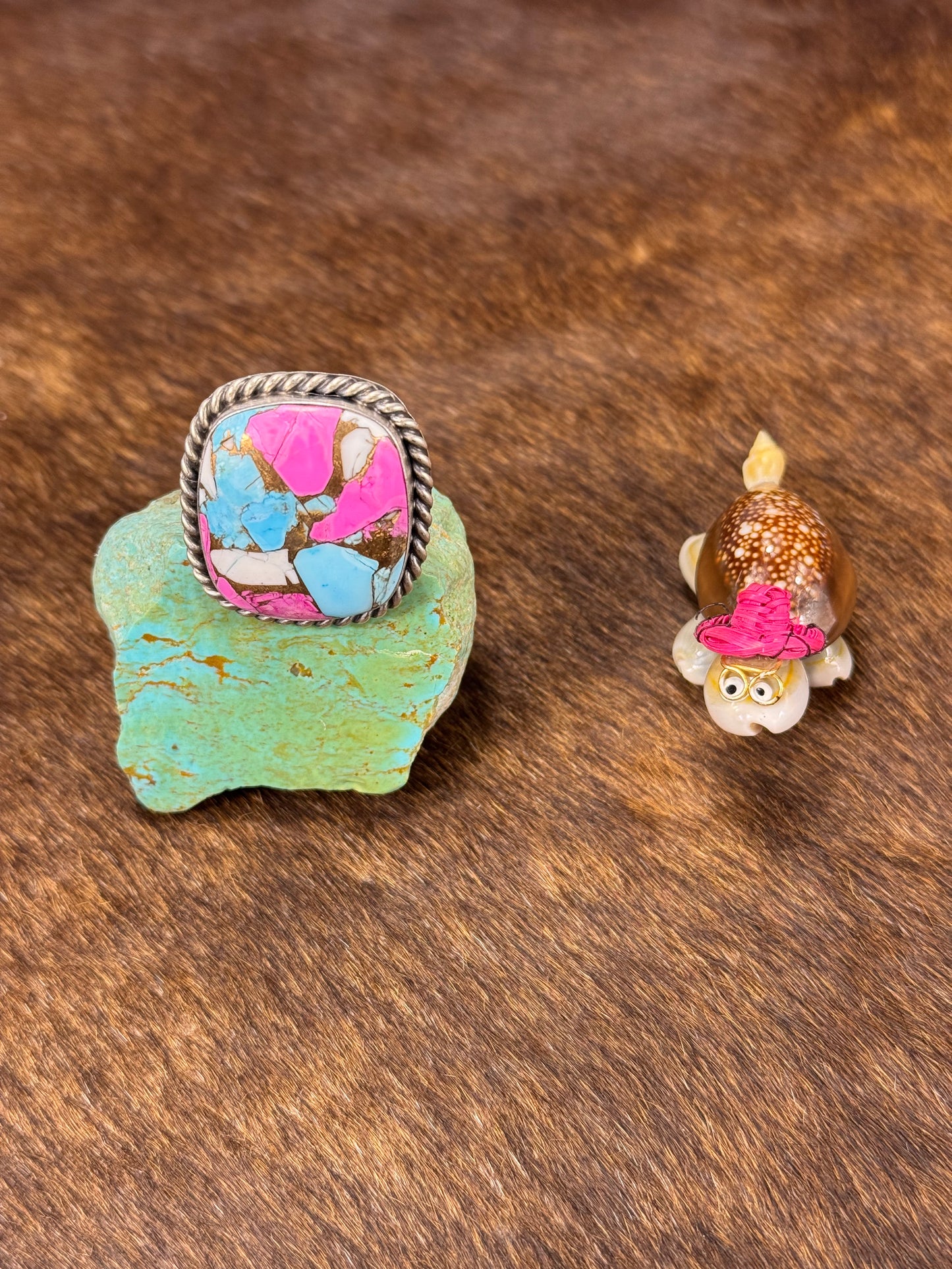 Cotton Candy Square Ring