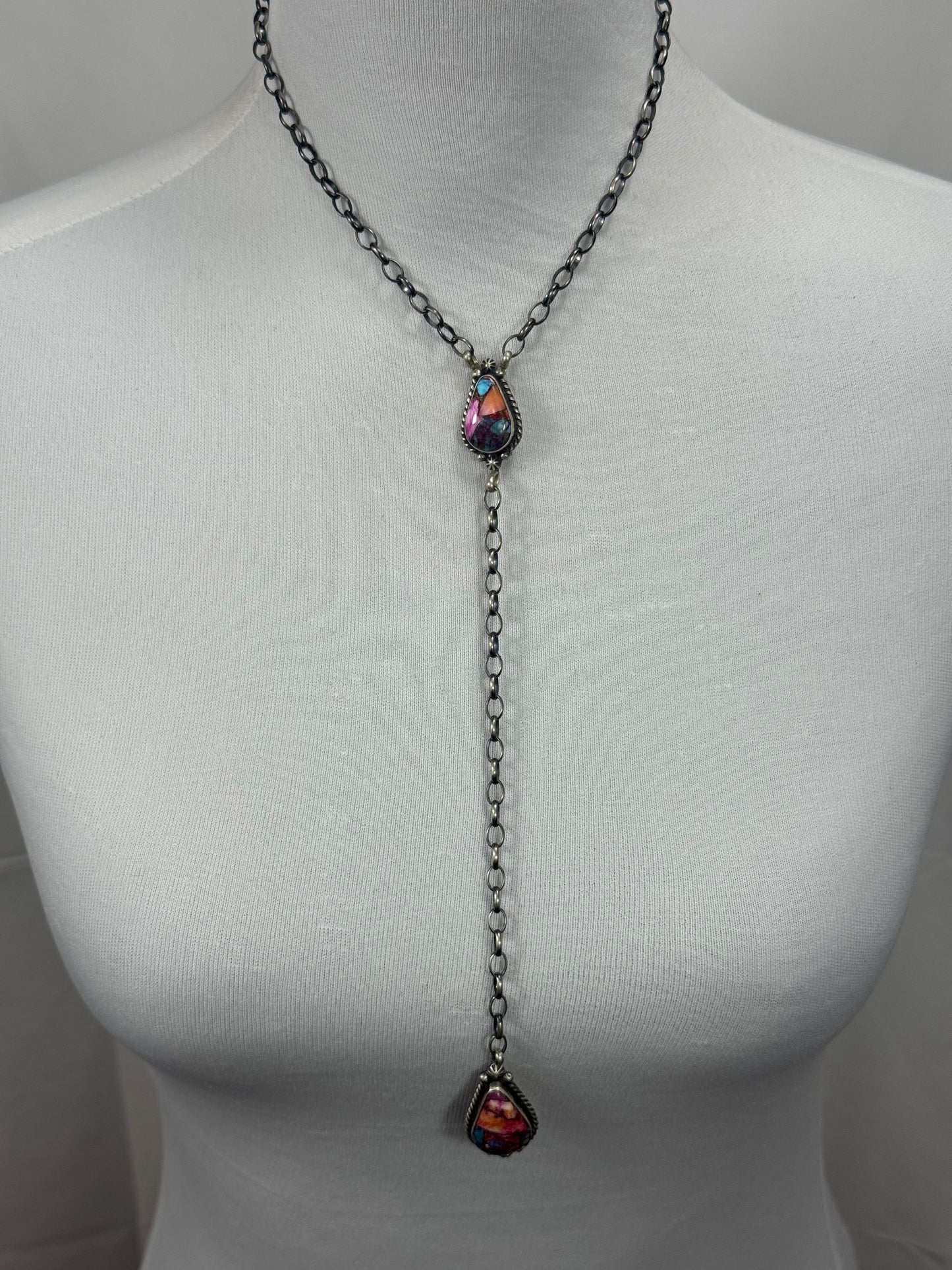 Dalia Drop Lariat Necklace