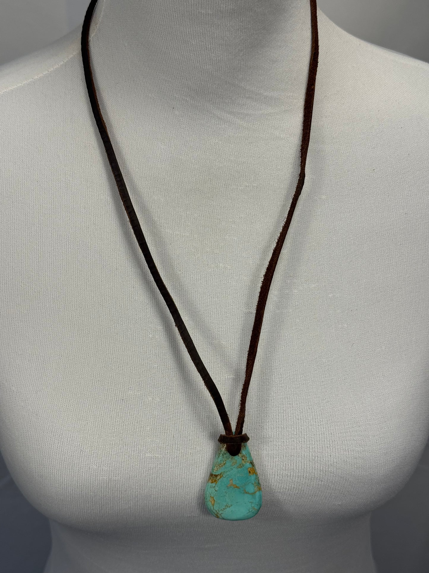 Kingman Leather Necklace