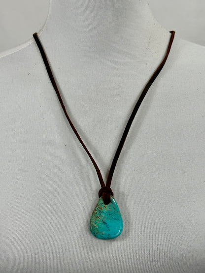 Kingman Leather Necklace