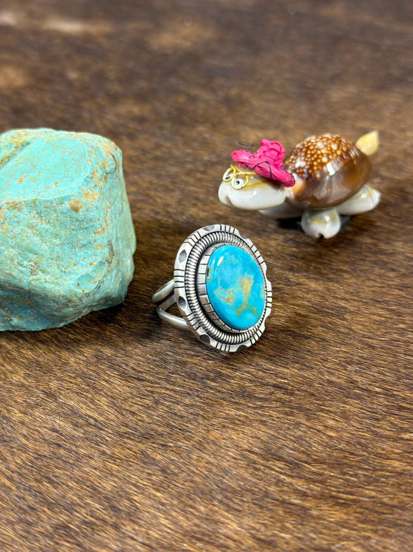 Kingman Turquoise Ring