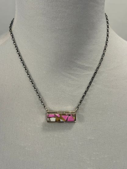 Cotton Candy Bar Necklace