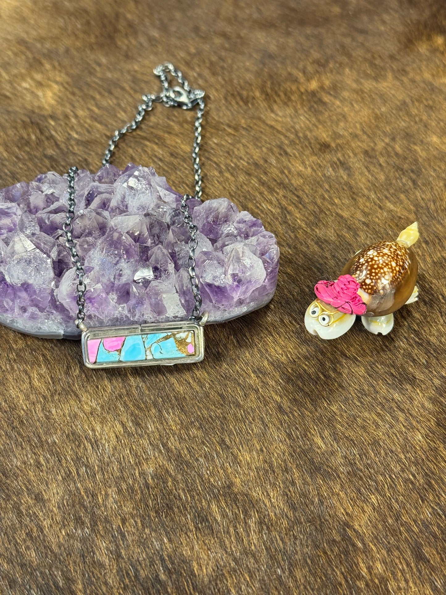 Cotton Candy Bar Necklace