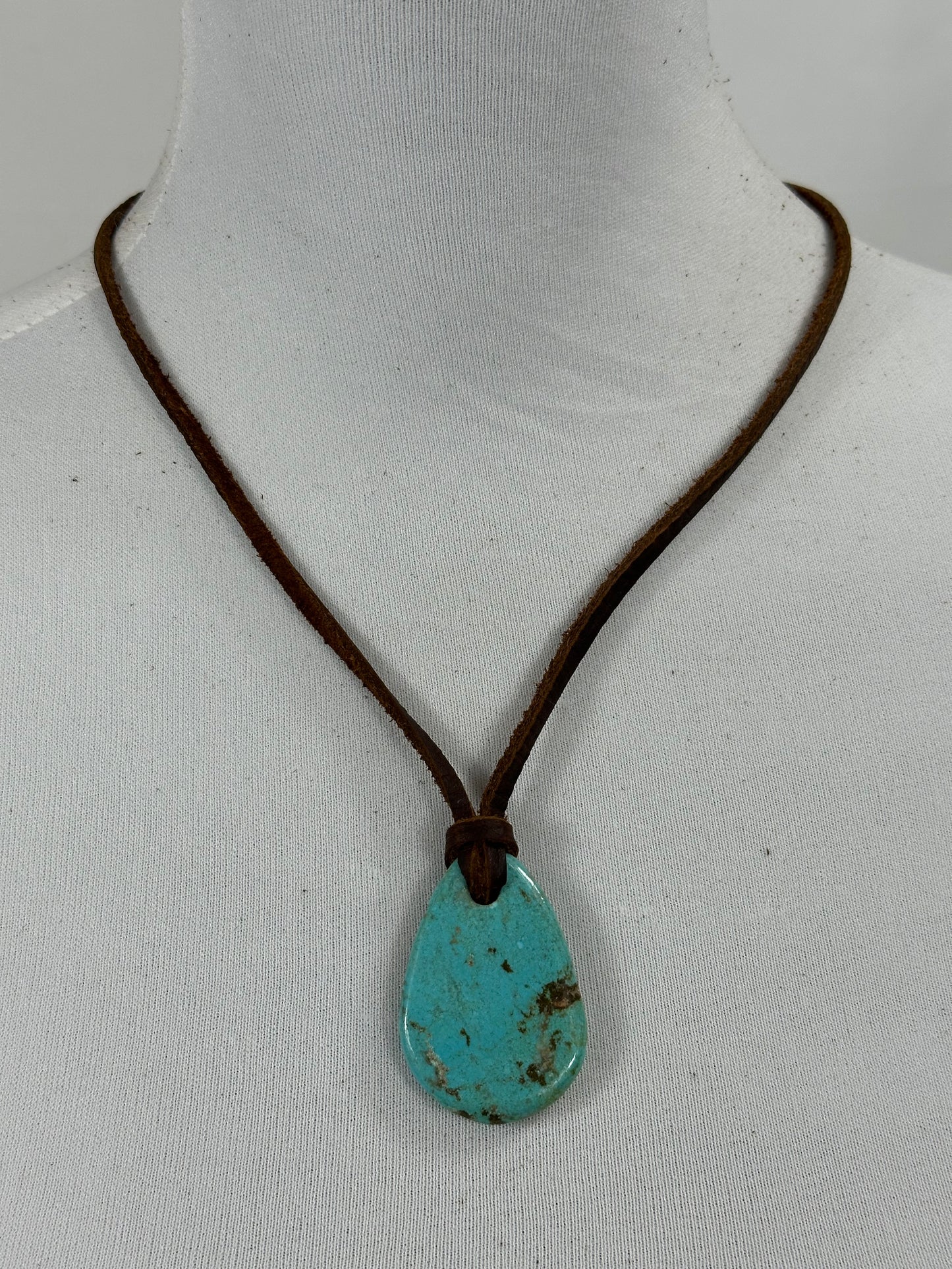 Kingman Leather Necklace
