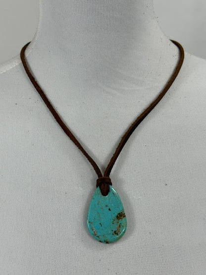 Kingman Leather Necklace
