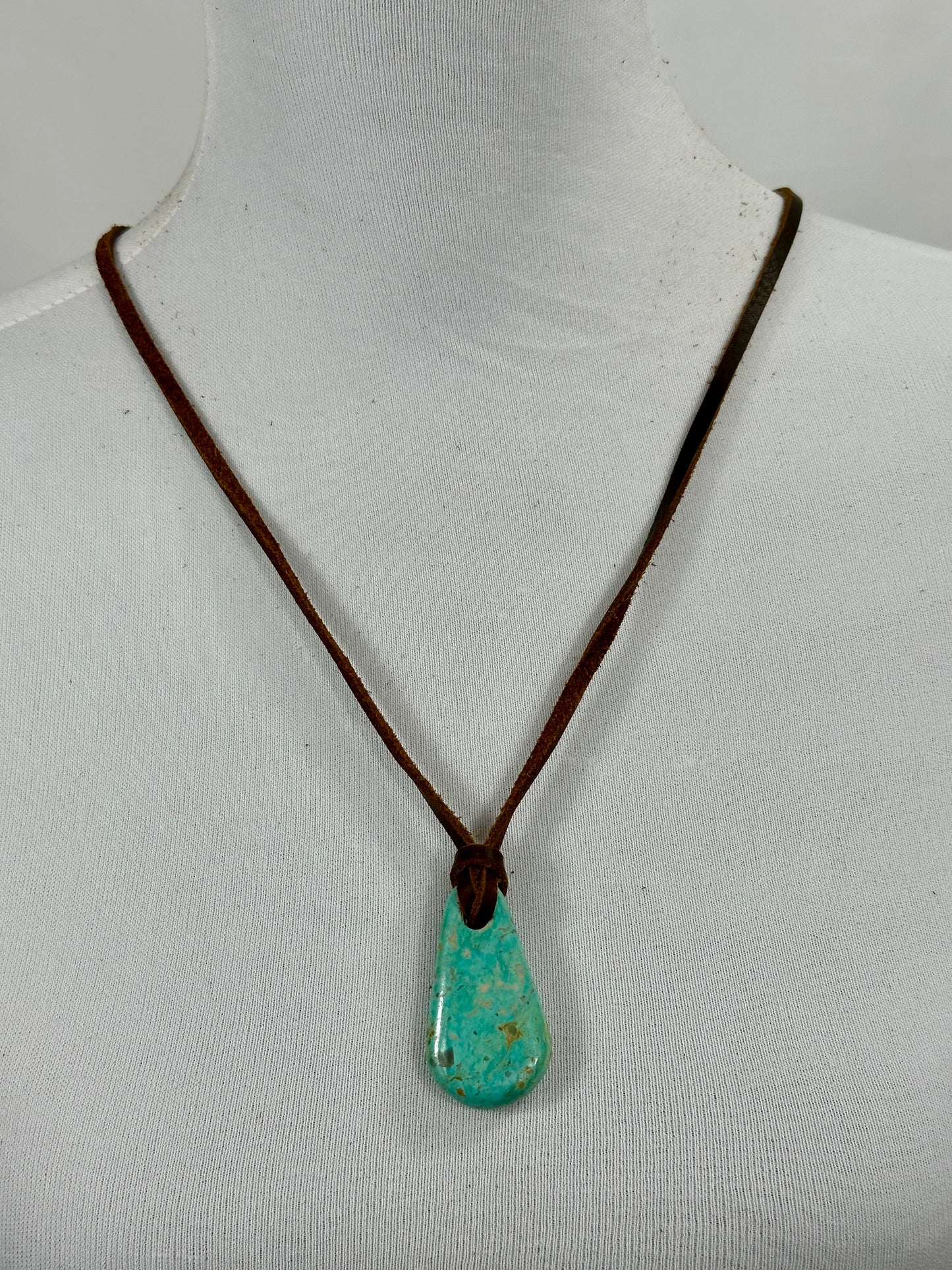 Kingman Leather Necklace