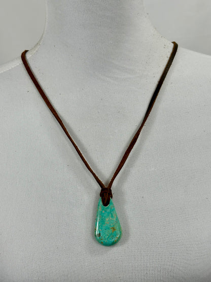 Kingman Leather Necklace