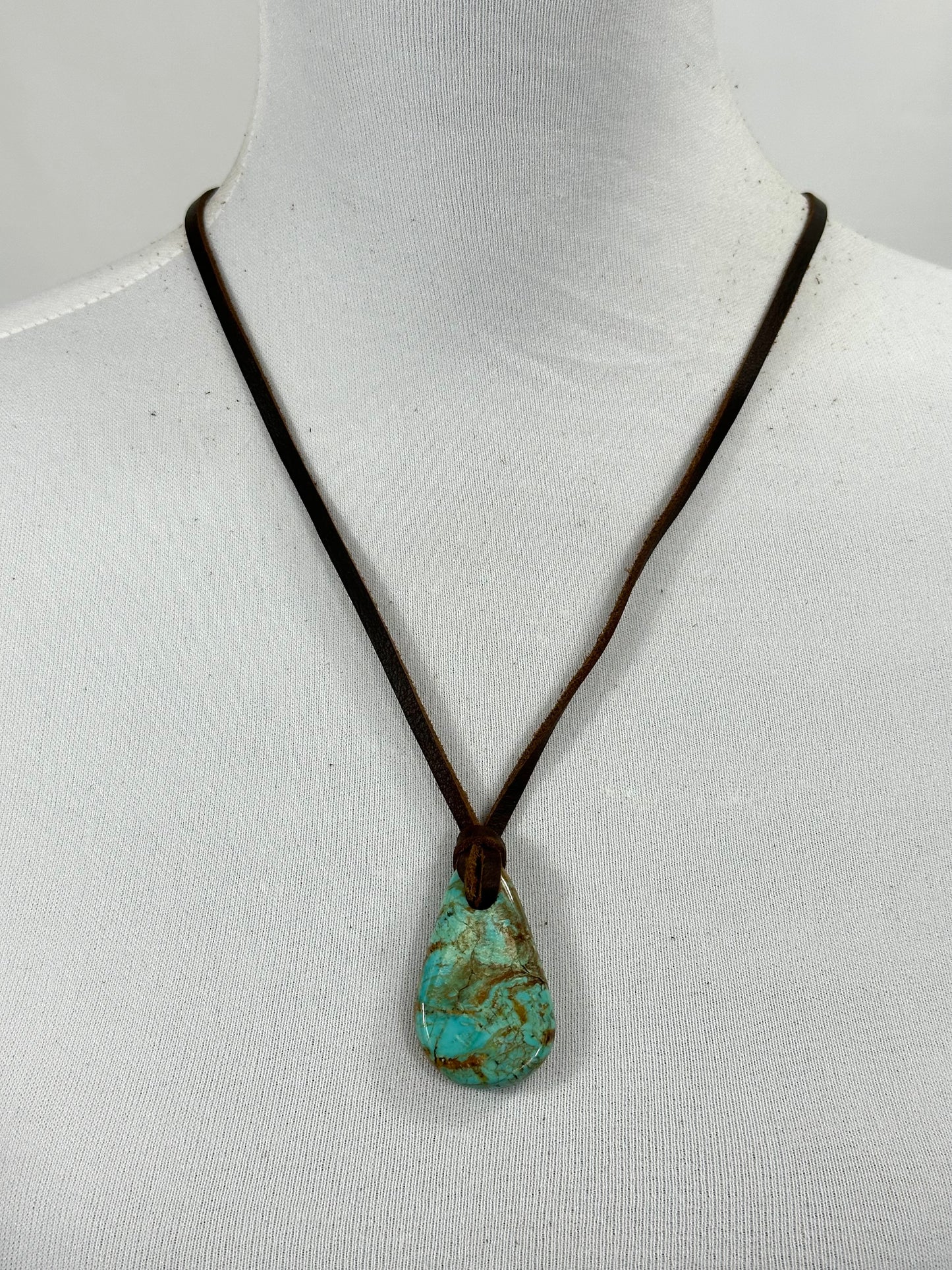 Kingman Leather Necklace
