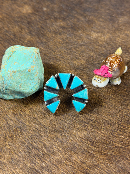 Kingman Turquoise Naja Ring