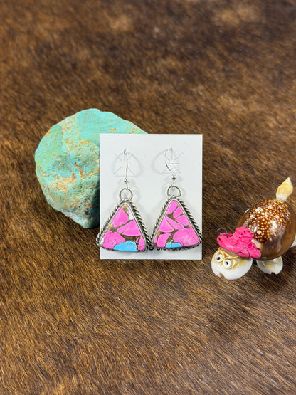 Cotton Candy Dangle Earrings