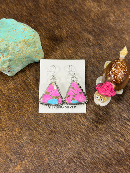 Cotton Candy Dangle Earrings