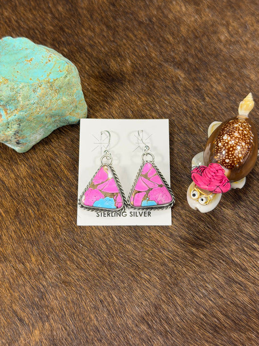 Cotton Candy Dangle Earrings