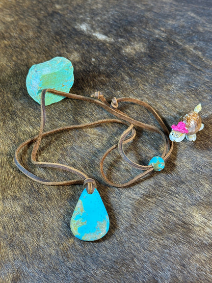 Kingman Leather Necklace